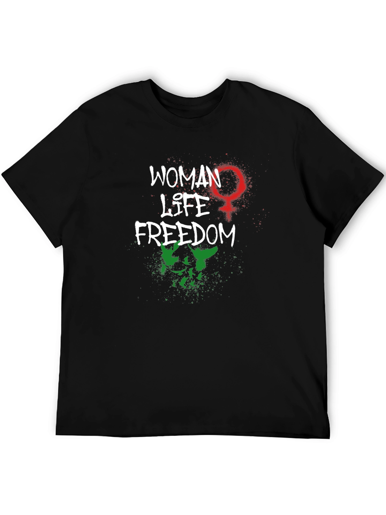 Woman Life Freedom T-Shirt - Empowering Graphic Tee