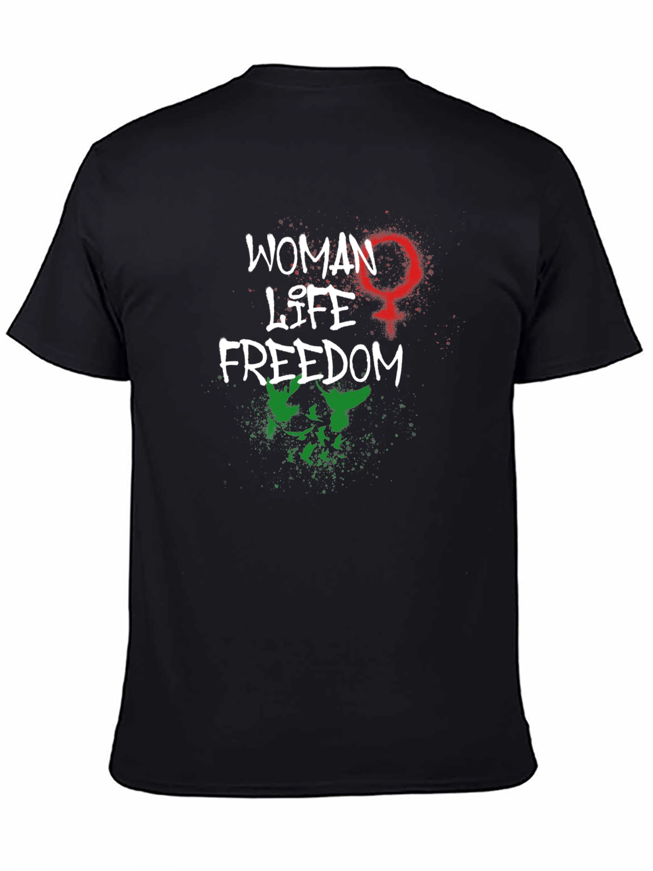 Woman Life Freedom T-Shirt - Empowering Graphic Tee