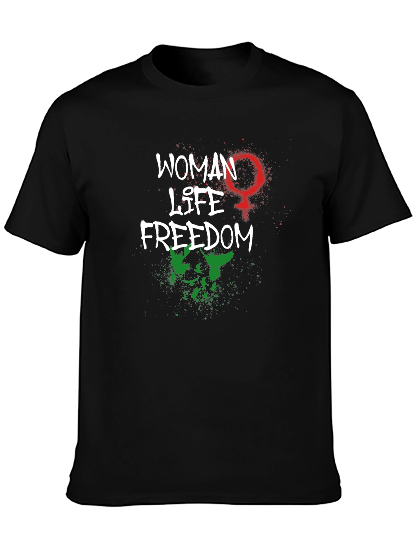 Woman Life Freedom T-Shirt - Empowering Graphic Tee