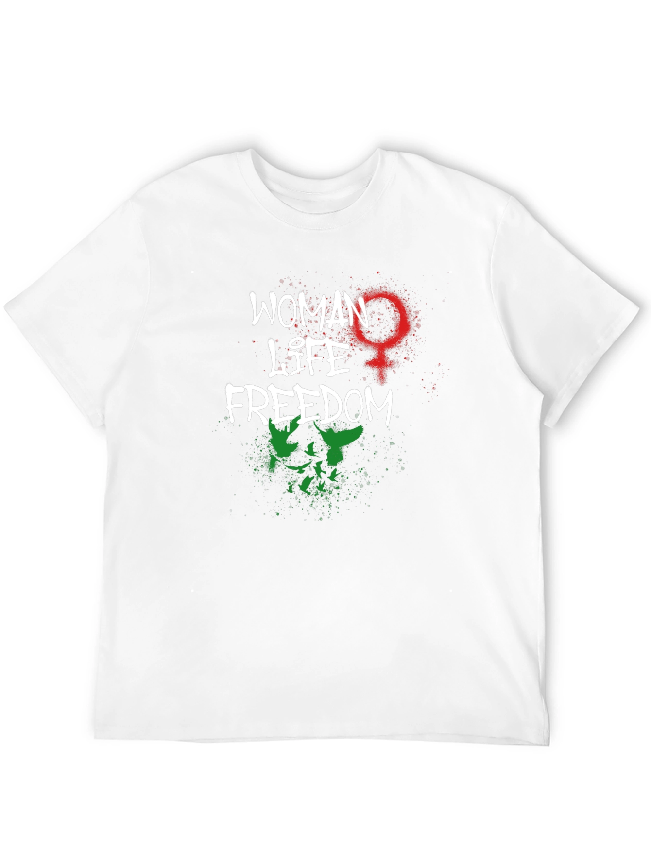 Woman Life Freedom T-Shirt - Empowering Graphic Tee