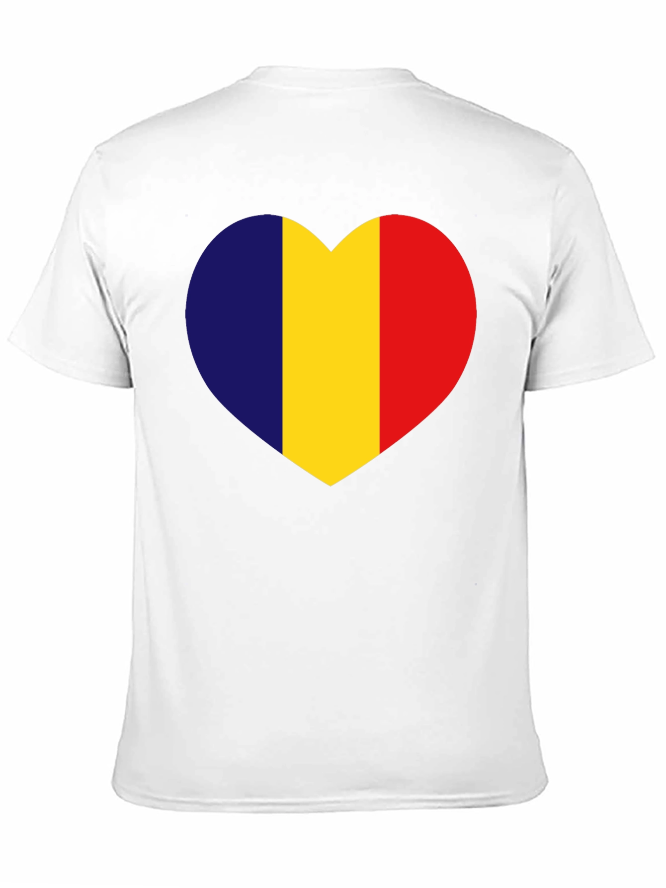 Romania Flag Heart T-Shirt - Show Your Love!