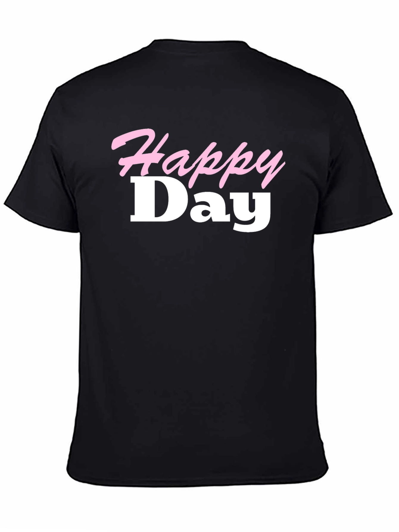 Happy Day Black T-Shirt