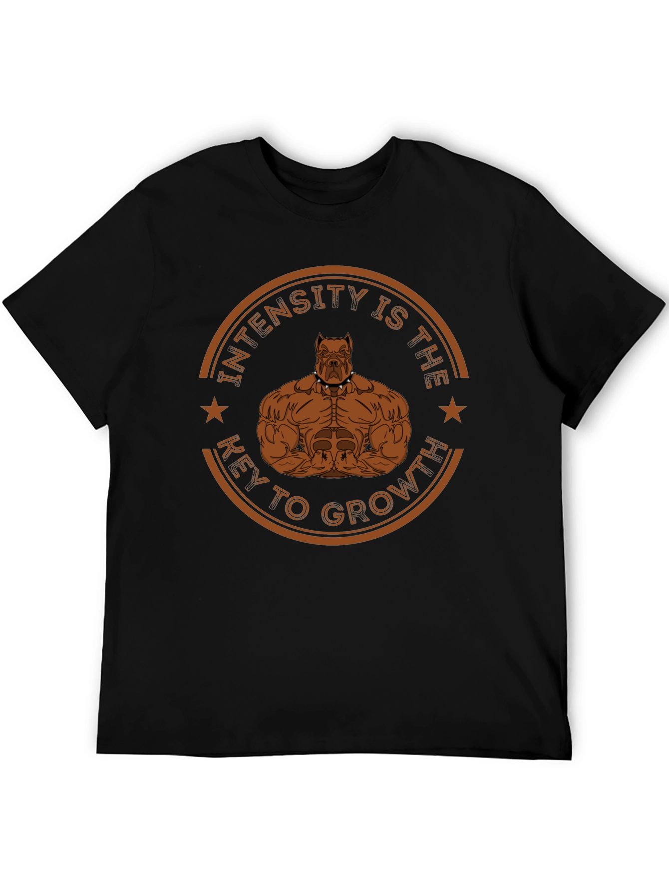 Intensity Growth T-Shirt: Pitbull Gym Motivation
