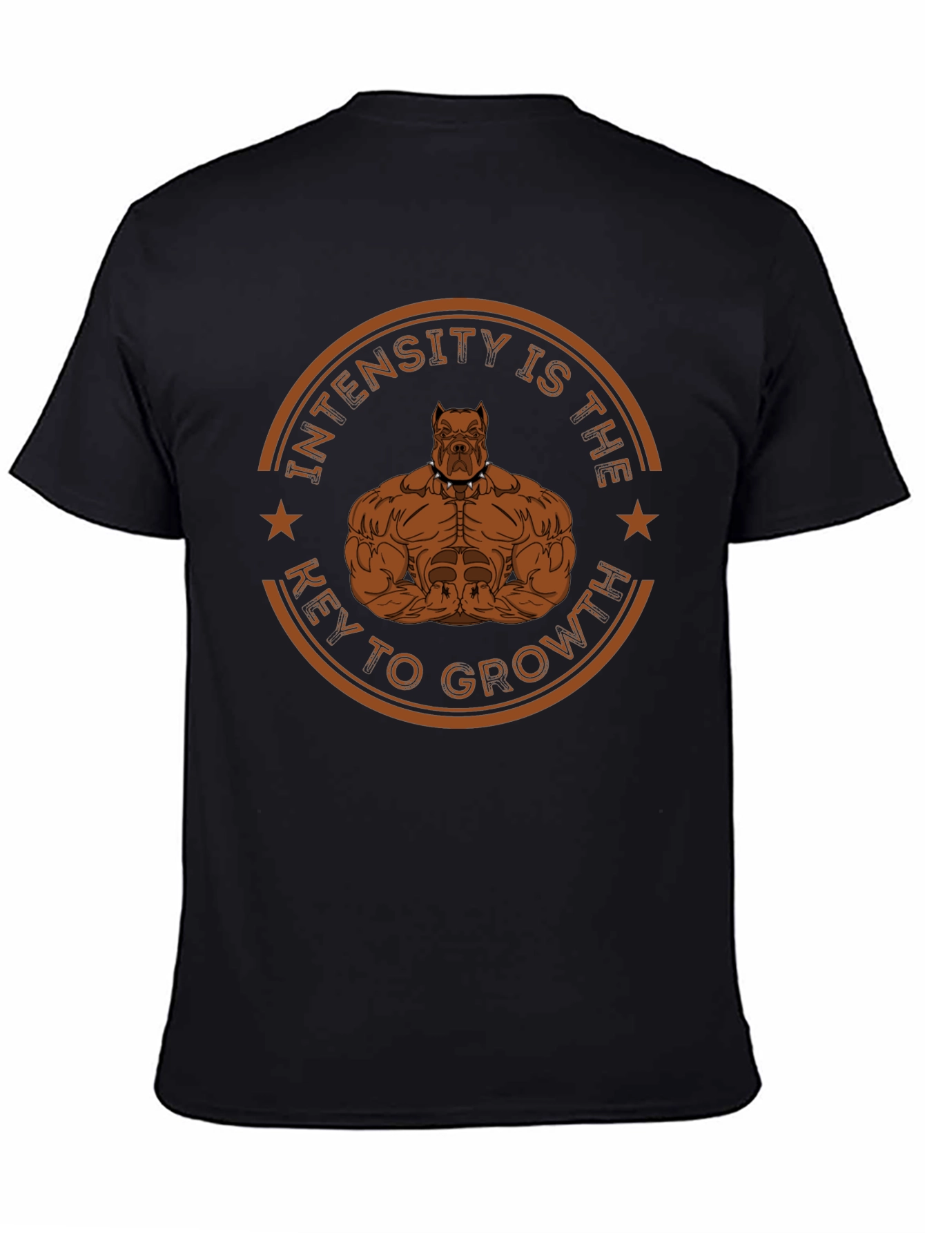 Intensity Growth T-Shirt: Pitbull Gym Motivation