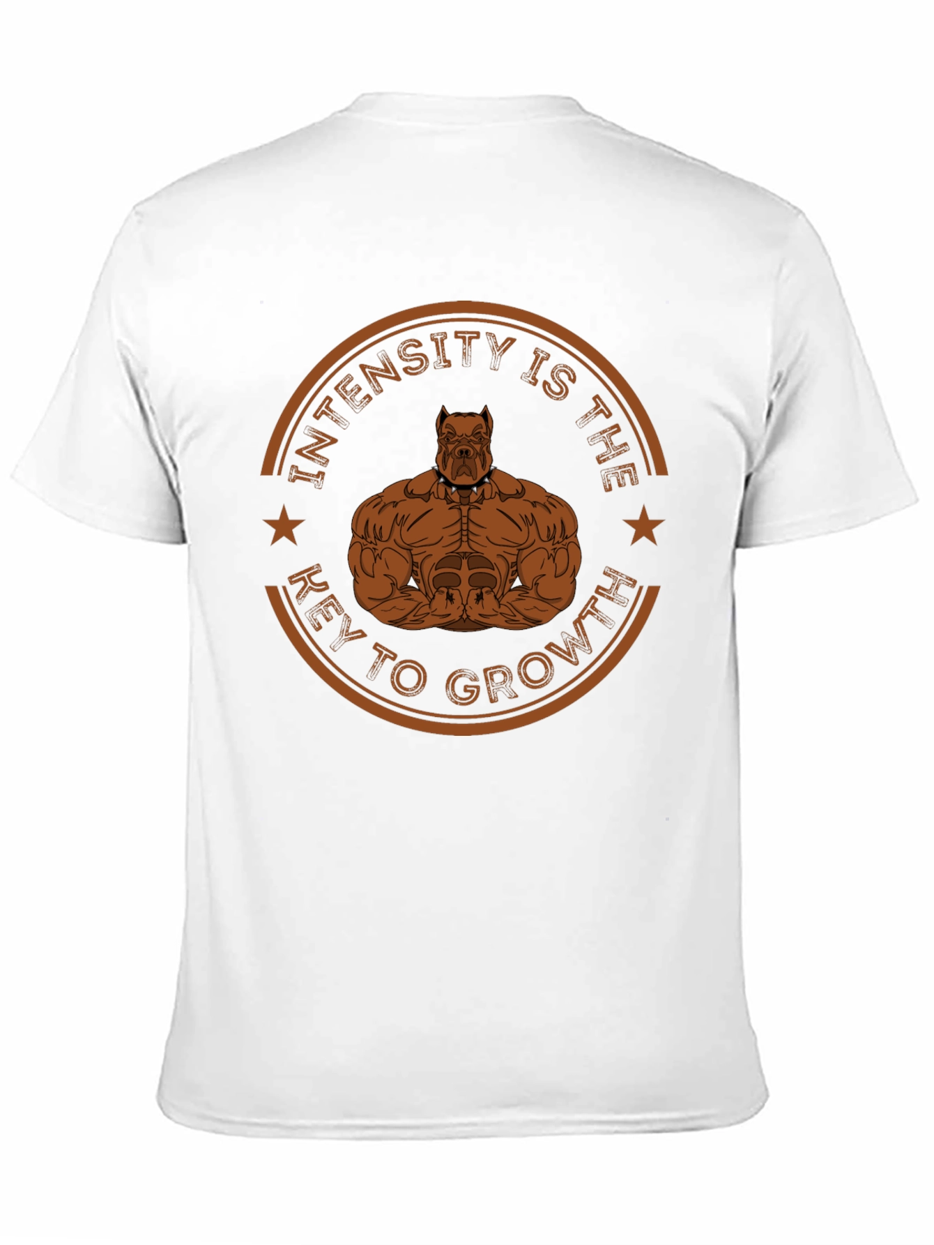 Intensity Growth T-Shirt: Pitbull Gym Motivation