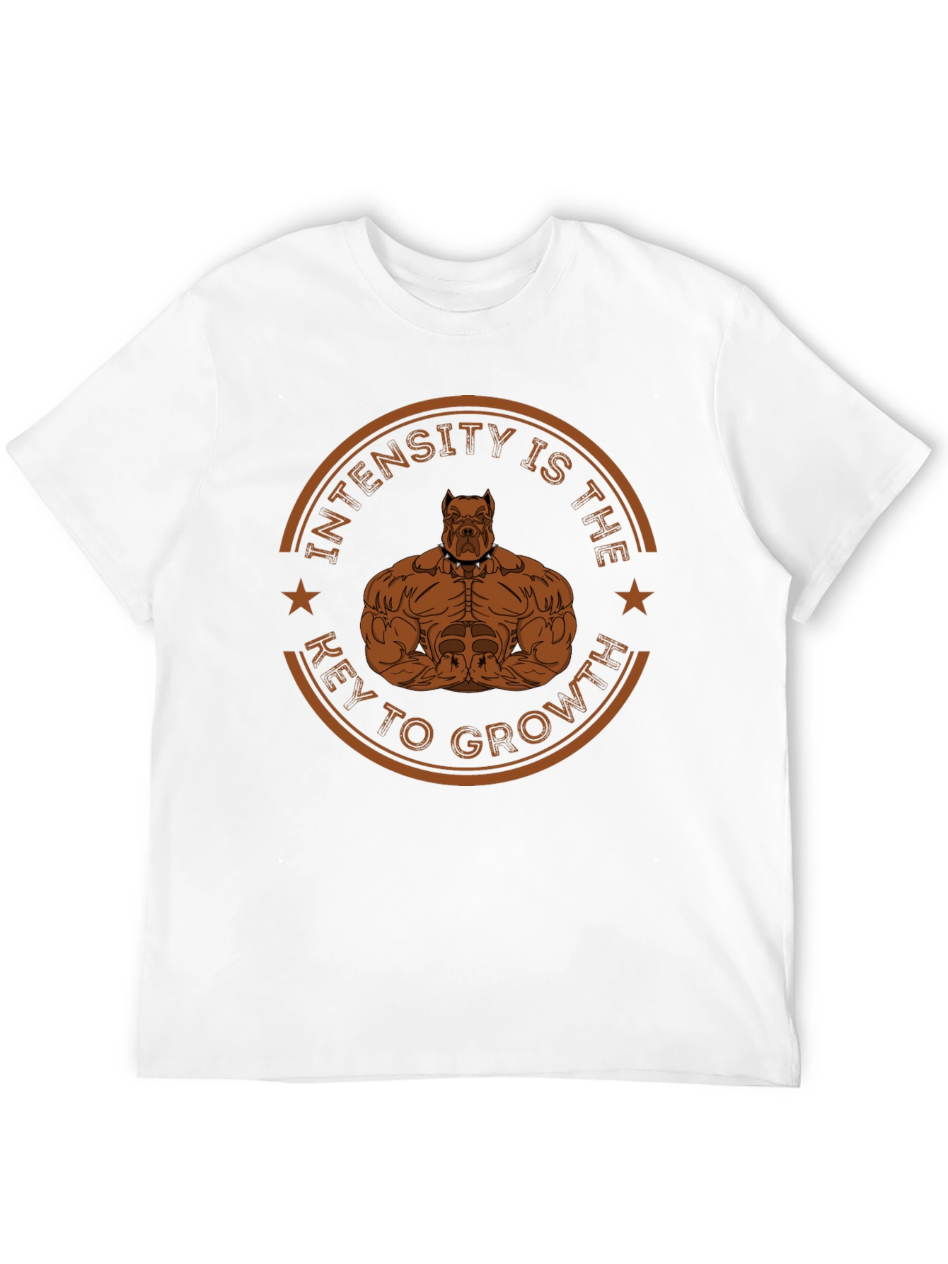 Intensity Growth T-Shirt: Pitbull Gym Motivation
