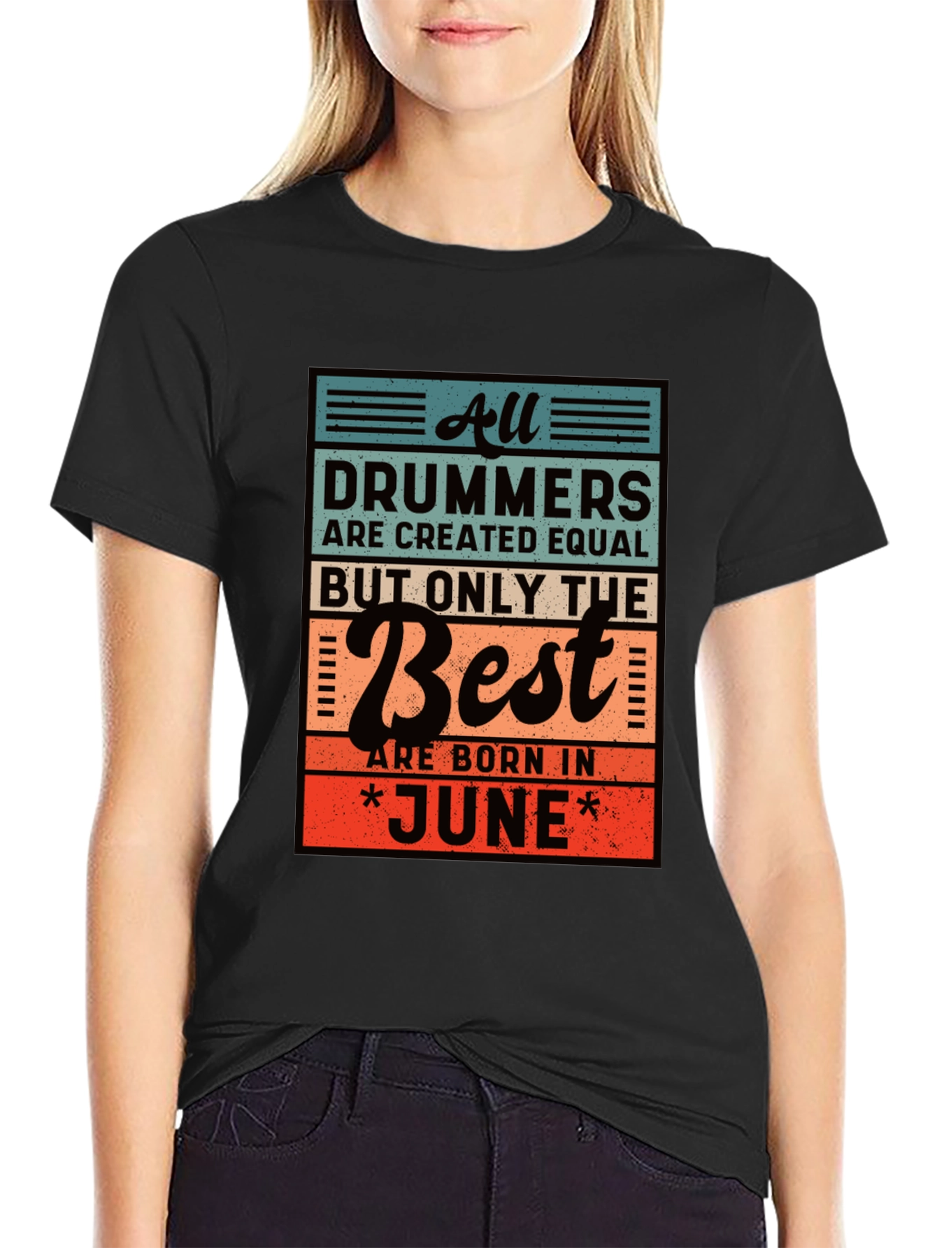 Drummers Born in June T-Shirt