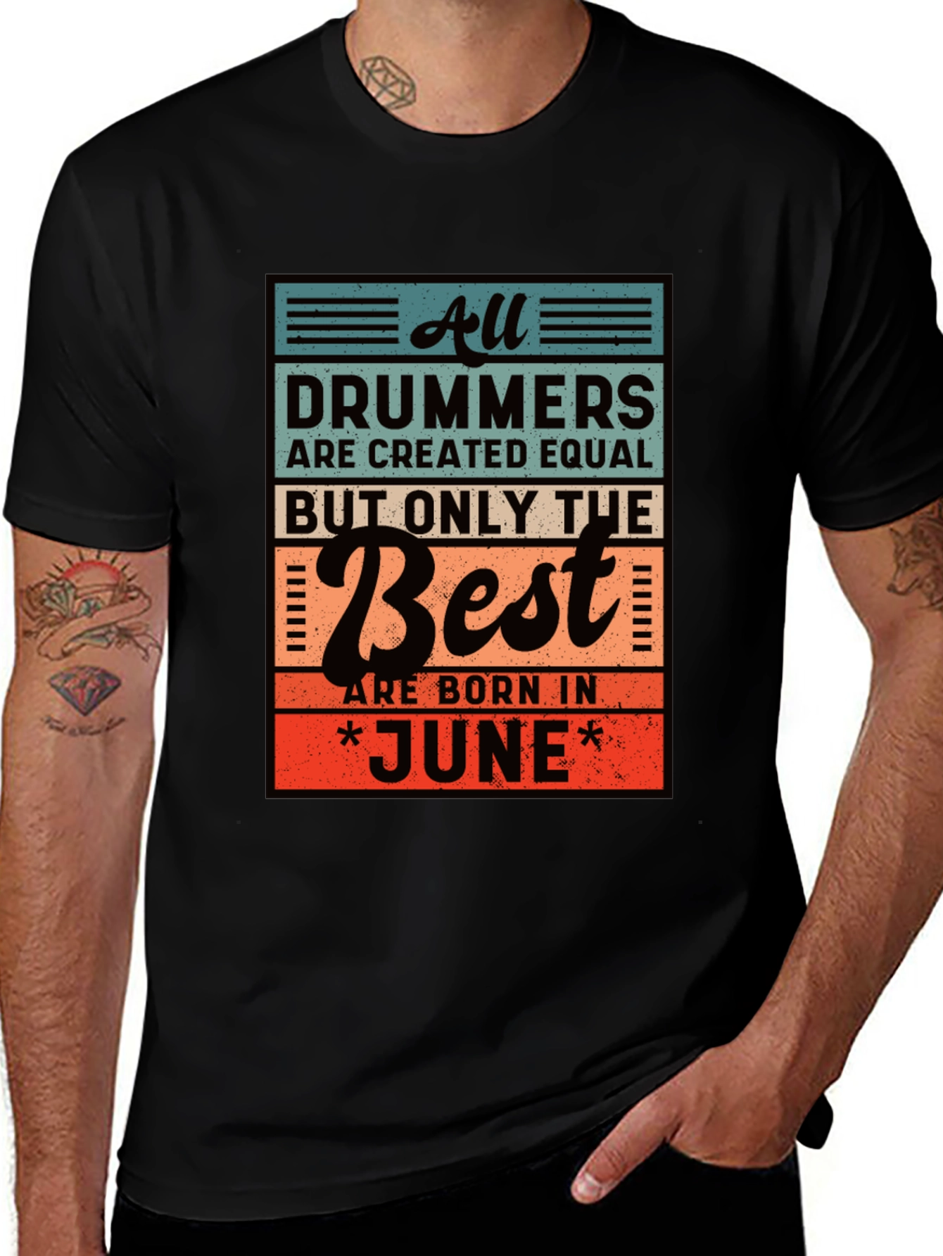 Drummers Born in June T-Shirt
