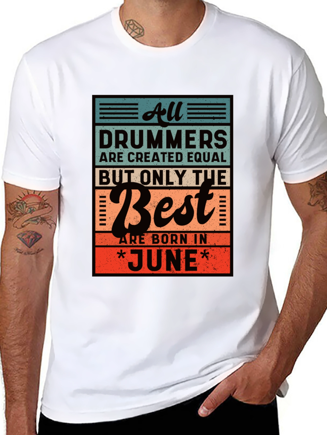 Drummers Born in June T-Shirt