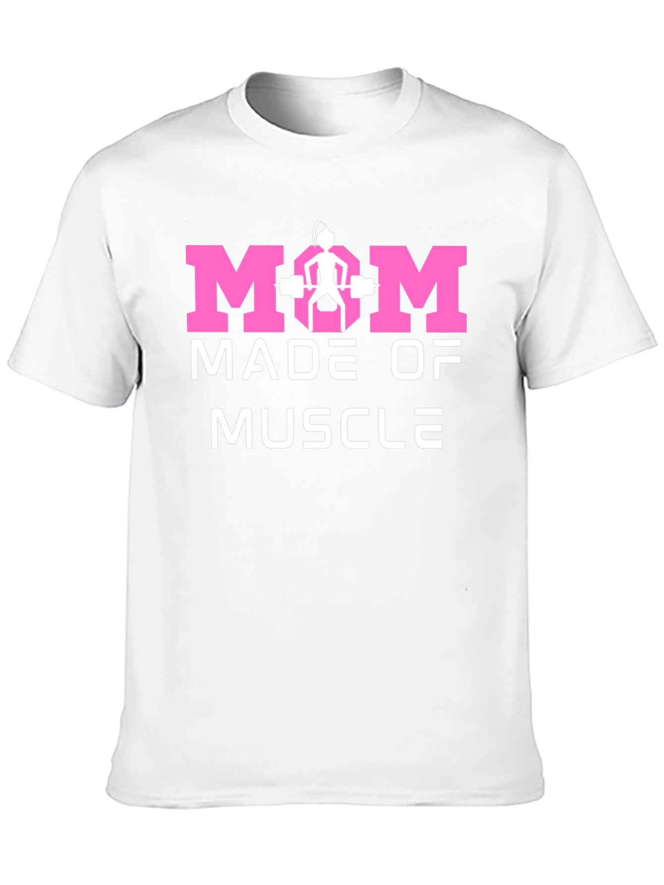 Mom Made of Muscle Black T-Shirt