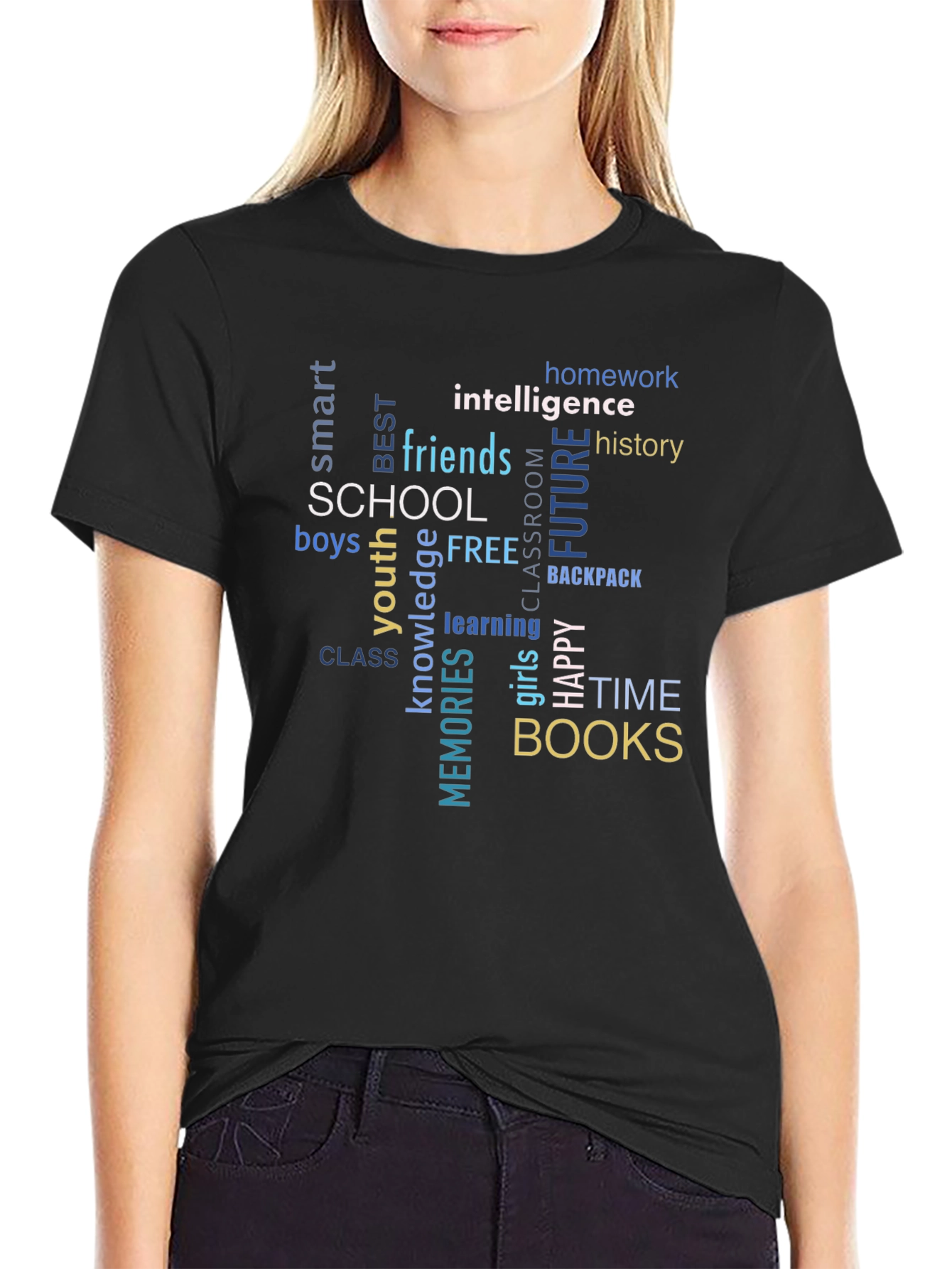 School Word Cloud T-Shirt