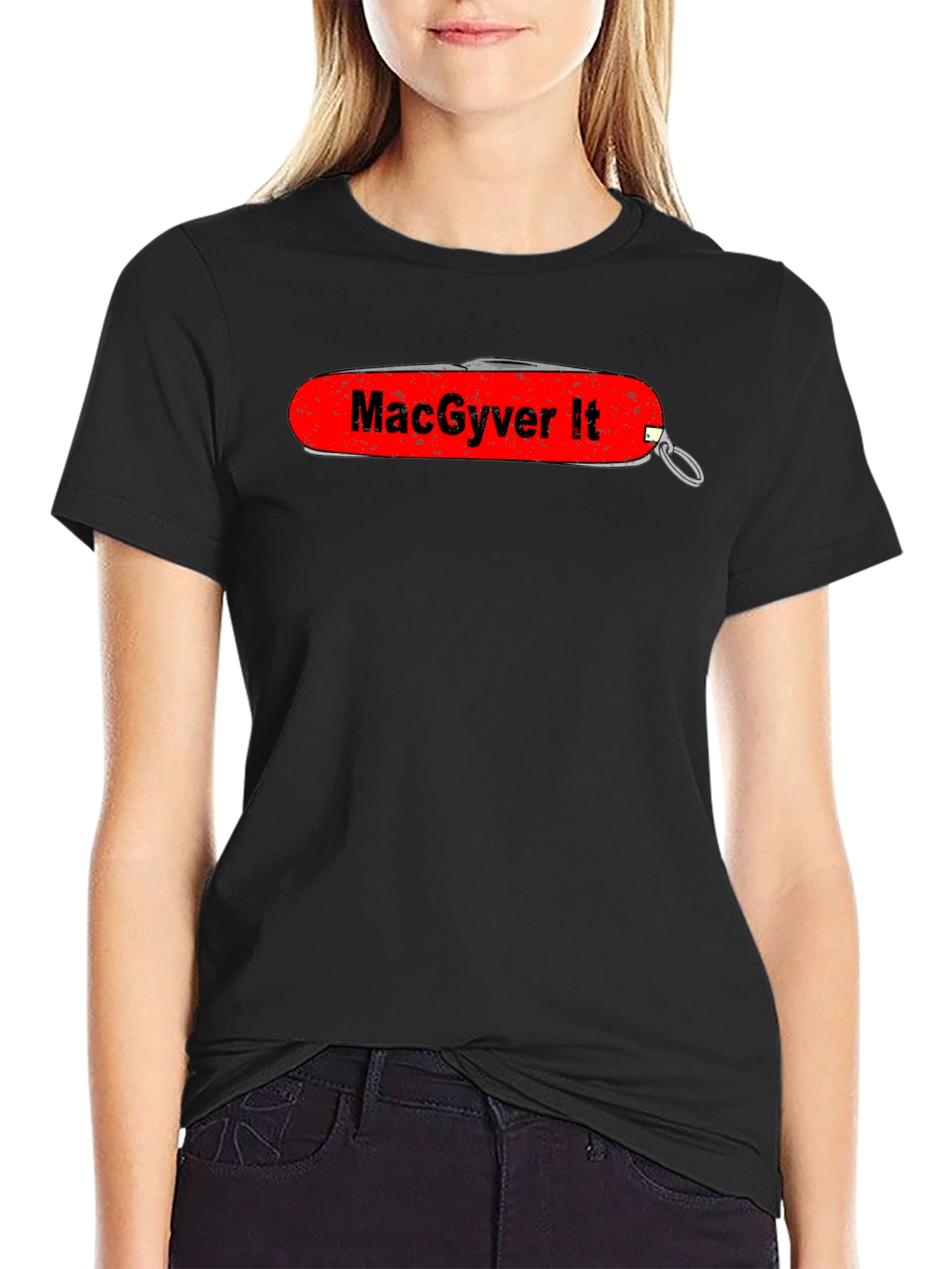MacGyver It Swiss Army Knife Graphic T-Shirt