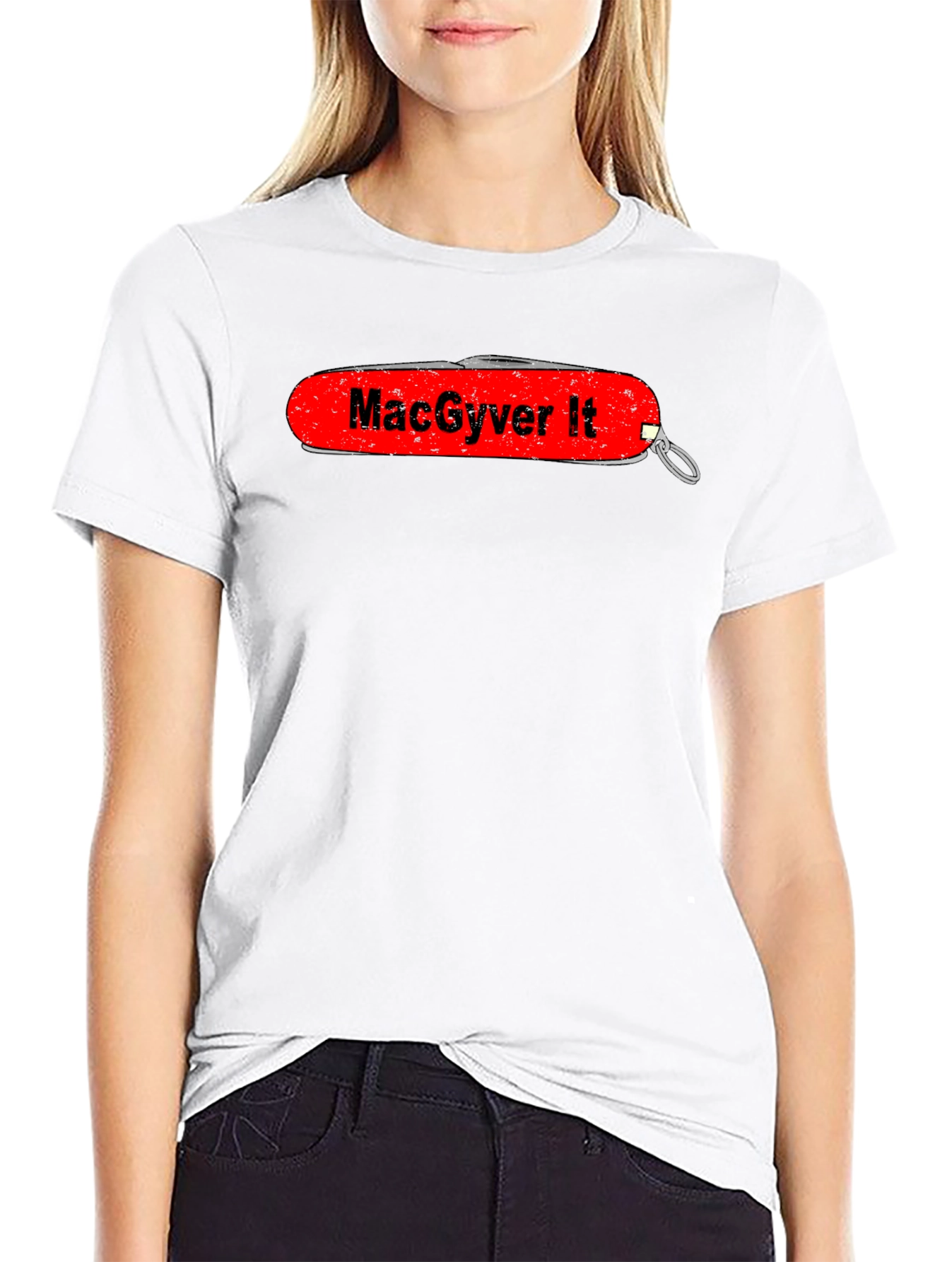 MacGyver It Swiss Army Knife Graphic T-Shirt