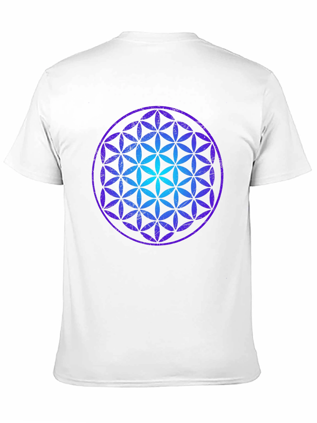 Flower of Life Graphic Tee - Black Cotton