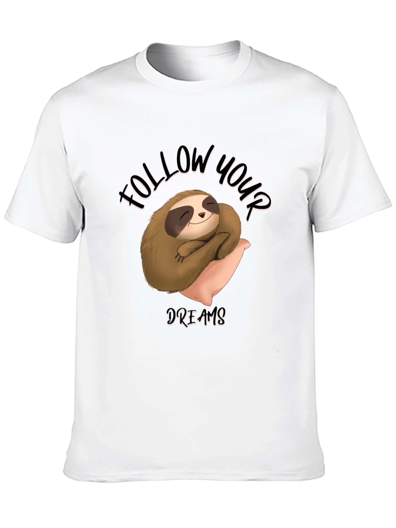 Sloth Follow Your Dreams Graphic Tee