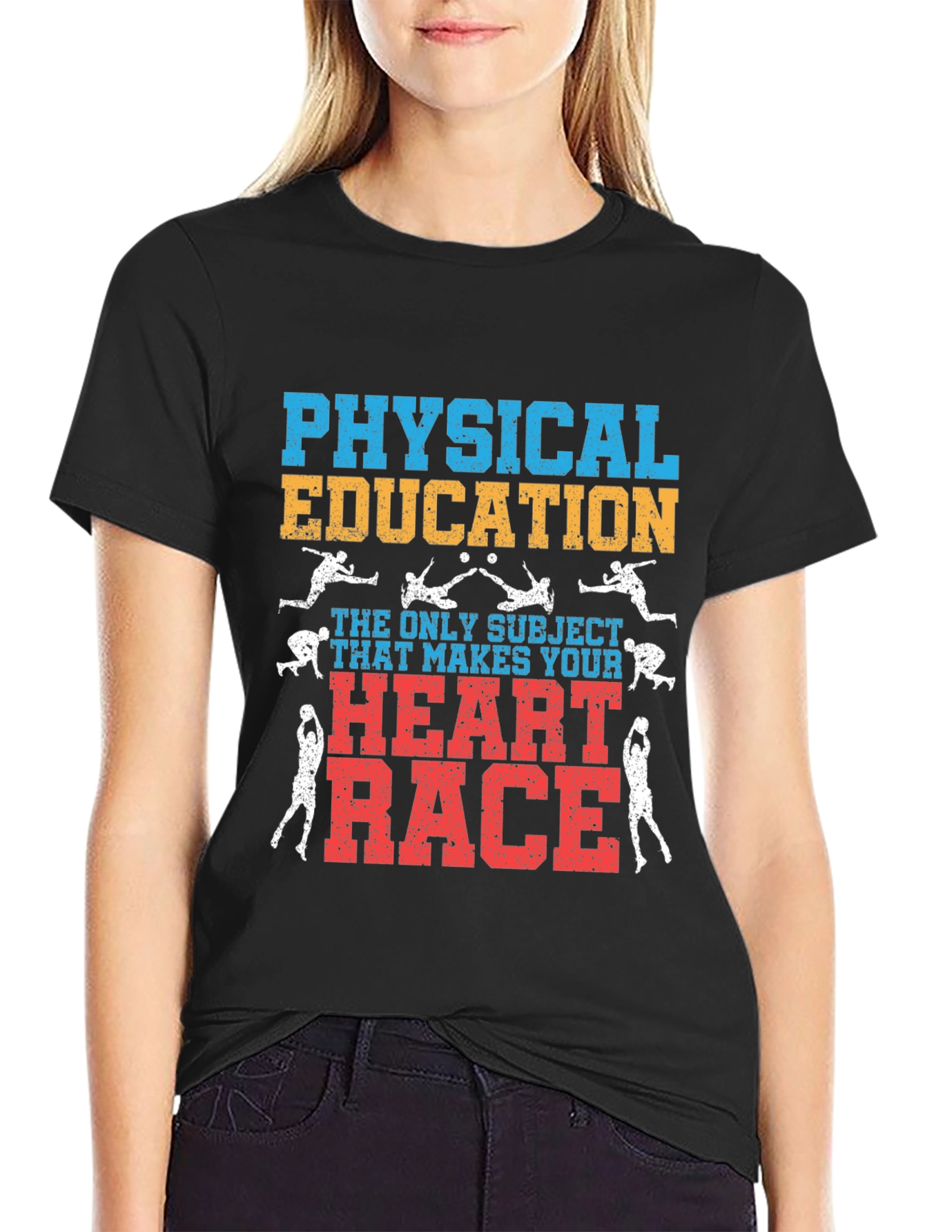 Physical Education Heart Race T-Shirt