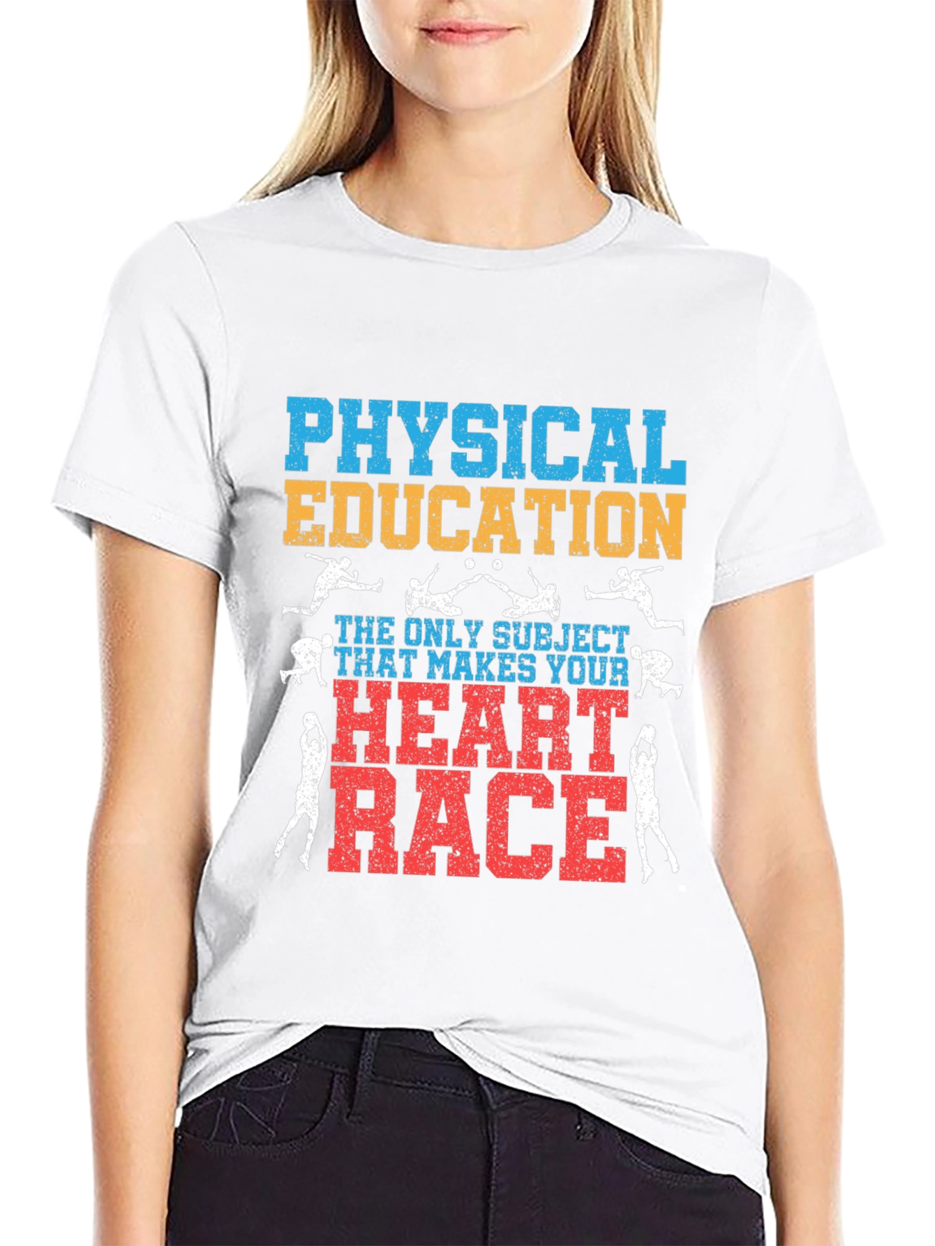Physical Education Heart Race T-Shirt