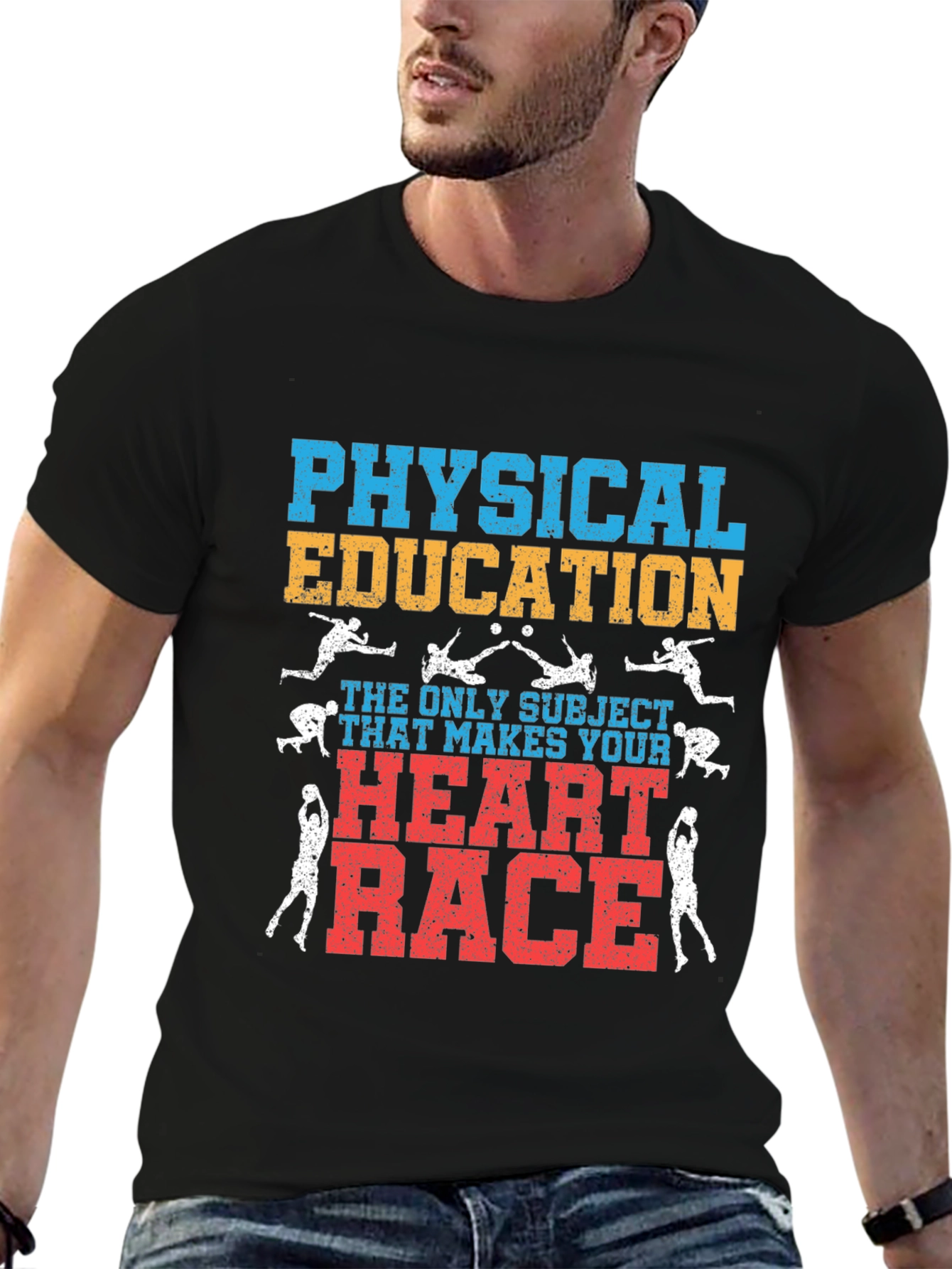 Physical Education Heart Race T-Shirt