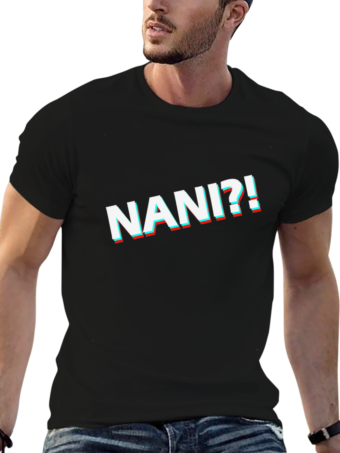 Nani?! 3D Style Graphic Tee - Anime Inspired Shirt