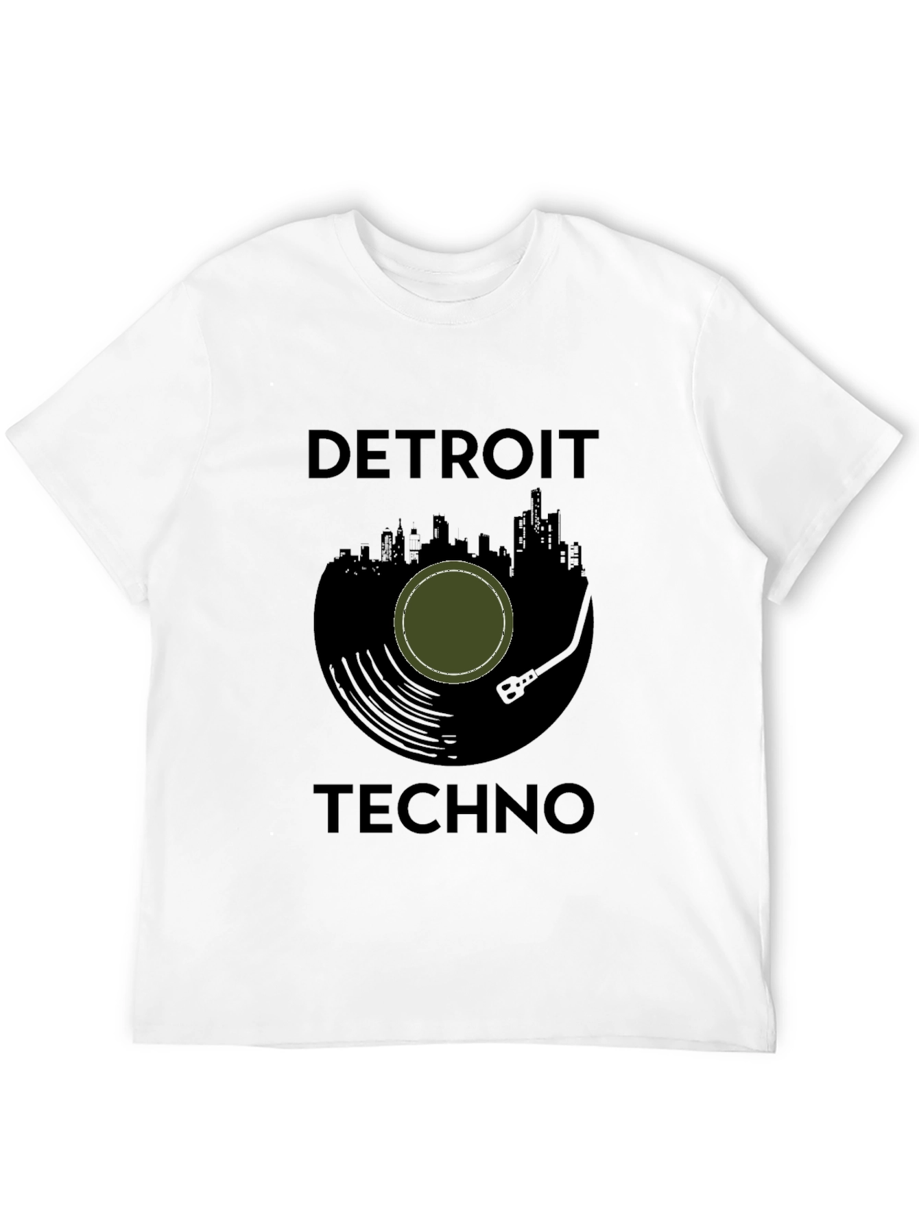Detroit Techno Black T-Shirt