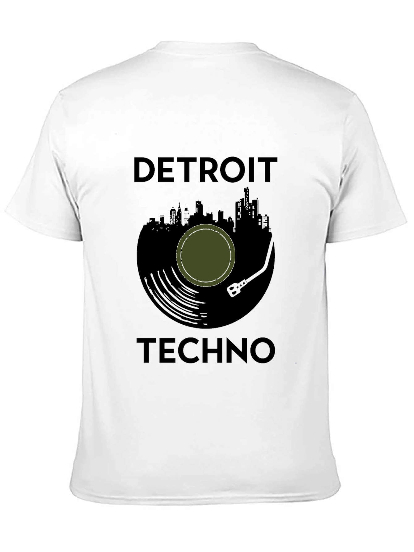 Detroit Techno Black T-Shirt