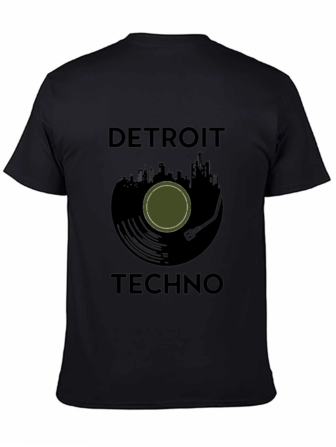 Detroit Techno Black T-Shirt