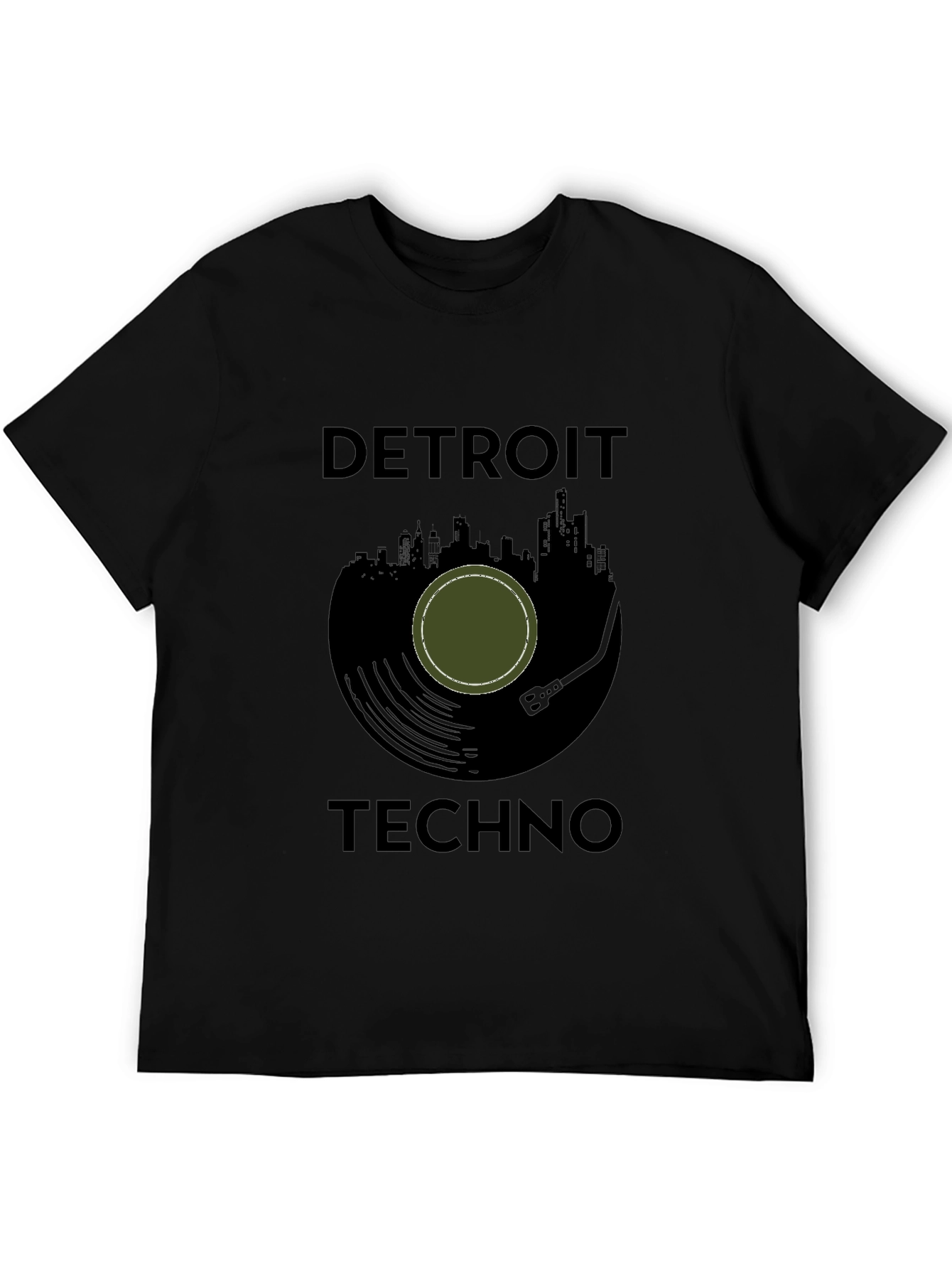 Detroit Techno Black T-Shirt