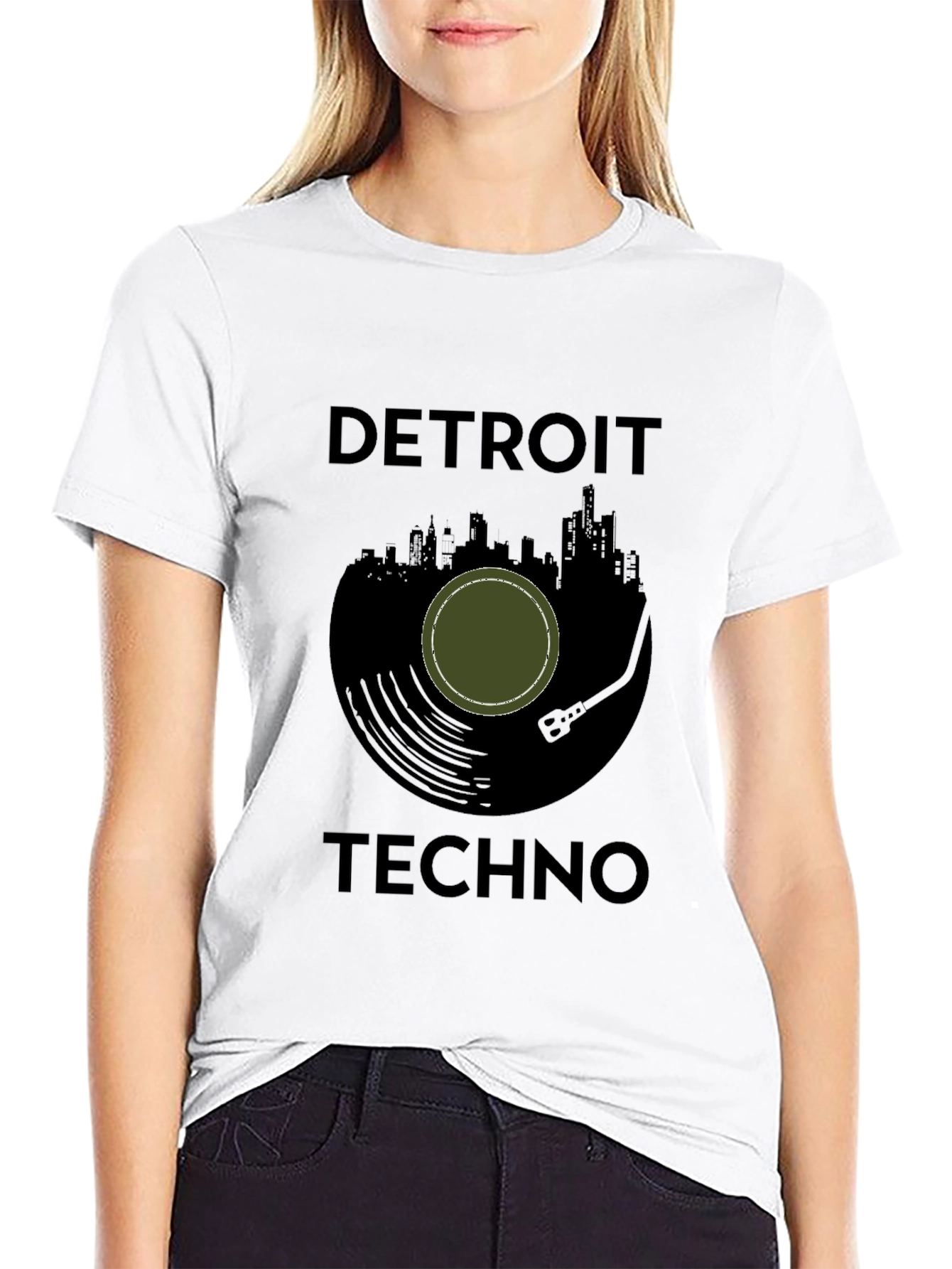 Detroit Techno Black T-Shirt