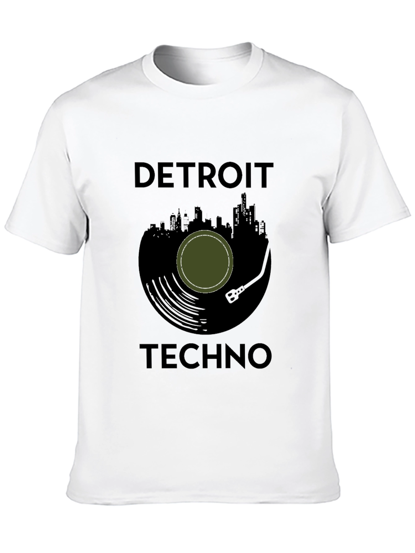 Detroit Techno Black T-Shirt