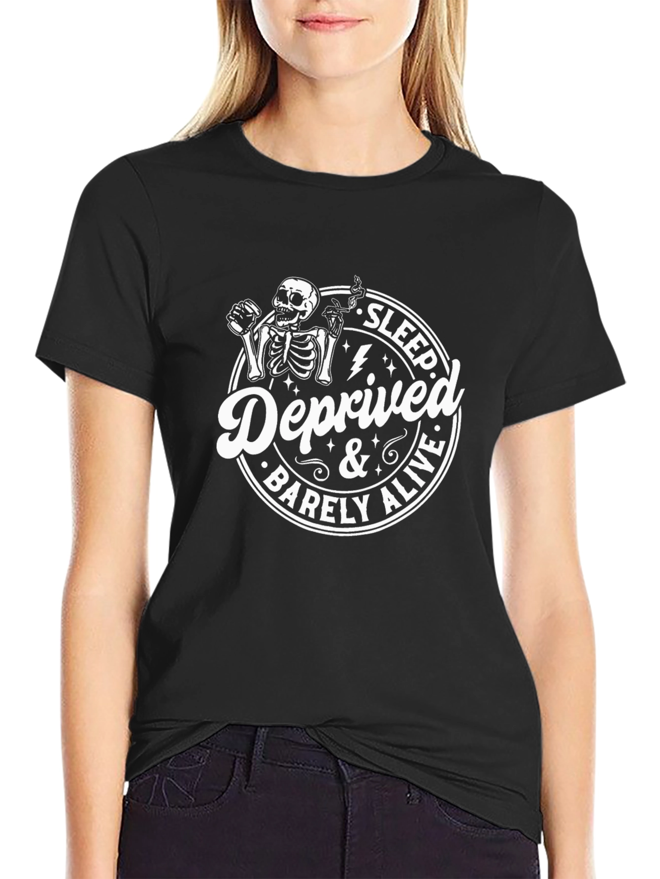 Sleep Deprived & Barely Alive Graphic Tee