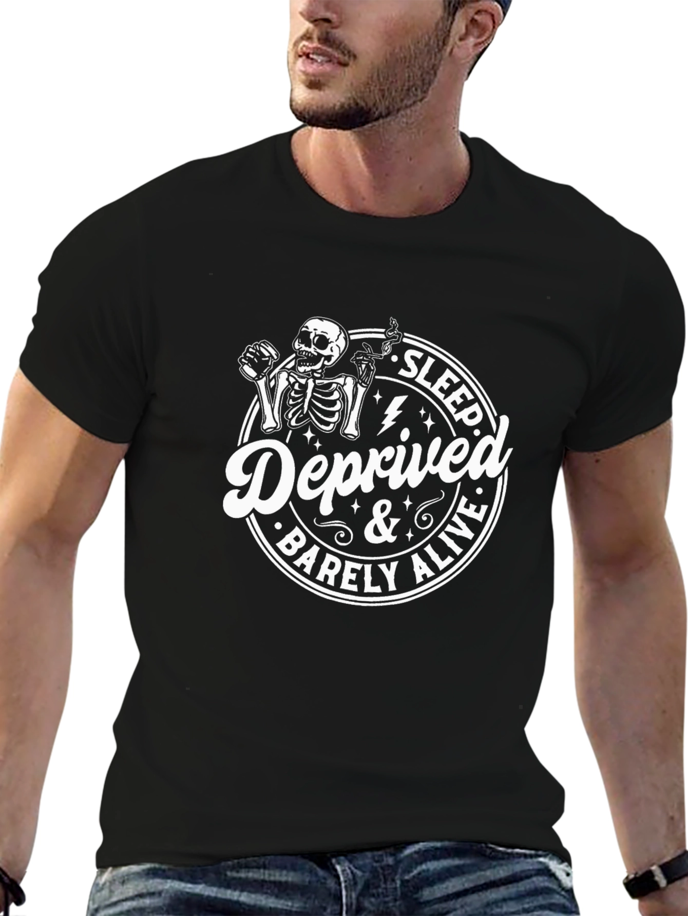 Sleep Deprived & Barely Alive Graphic Tee
