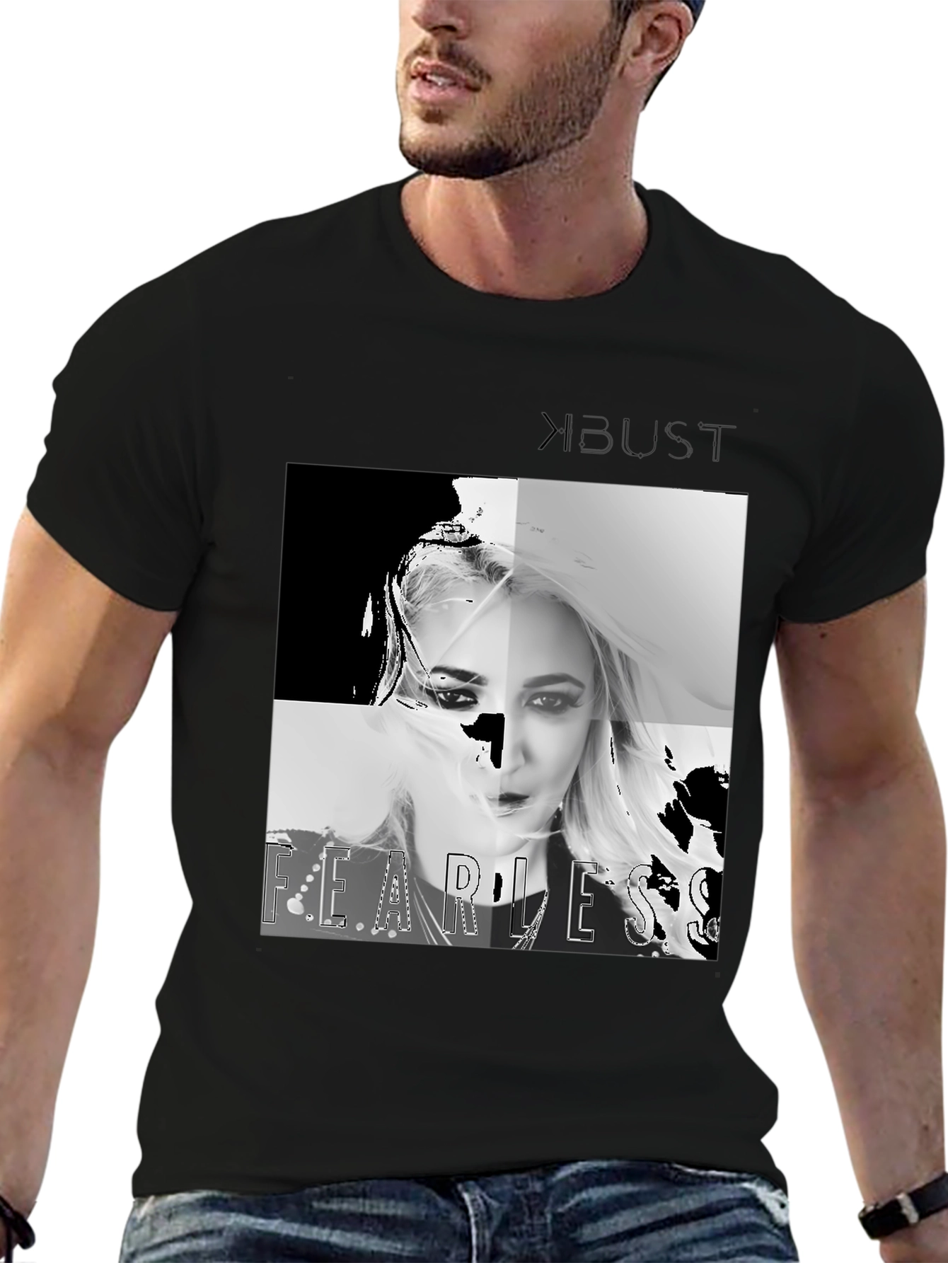 Fearless Graphic Tee - Mens Black T-Shirt