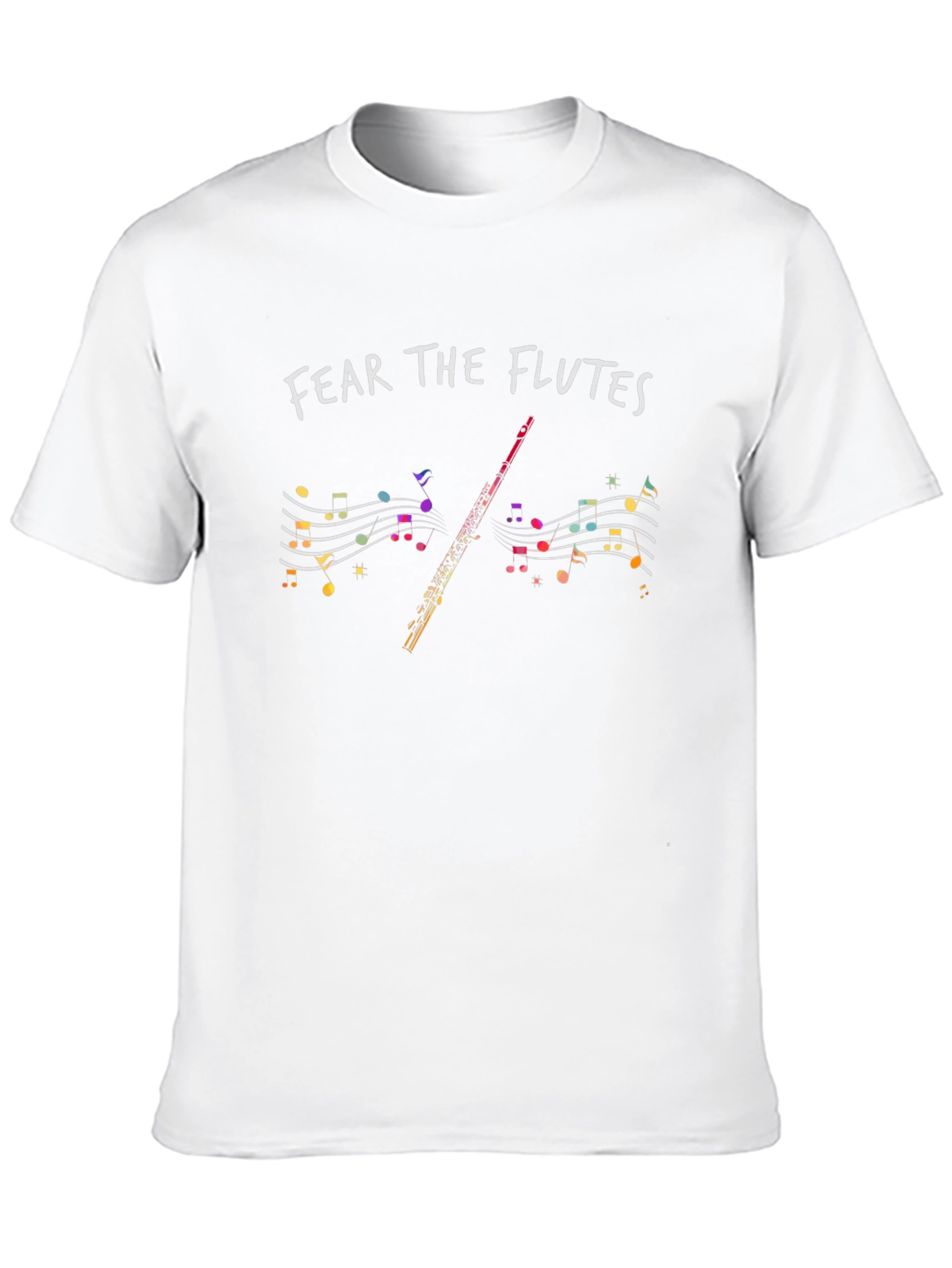 Fear the Flutes Black Graphic Tee