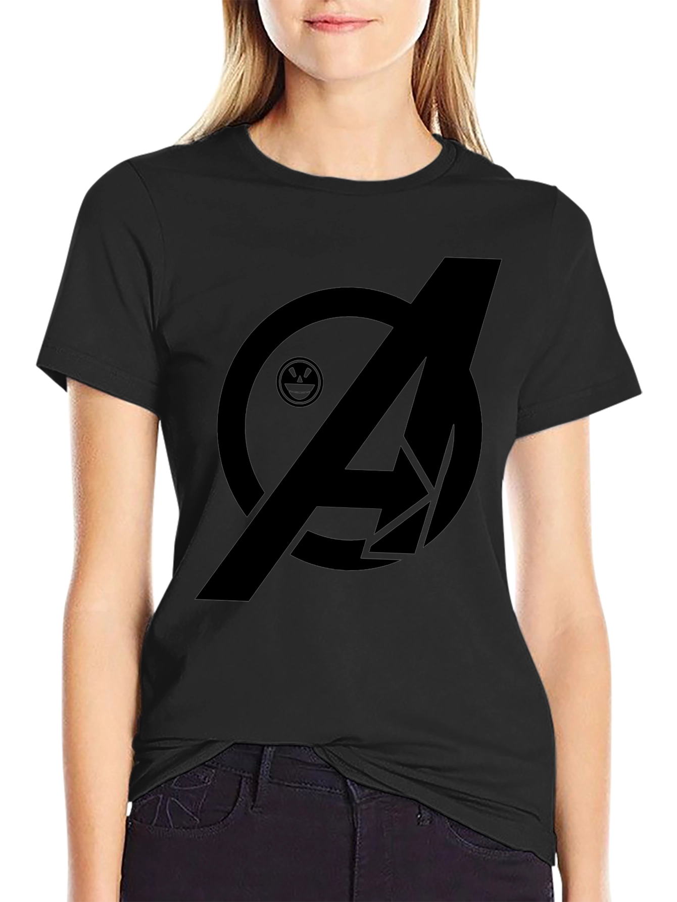 Avengers Logo Black T-Shirt