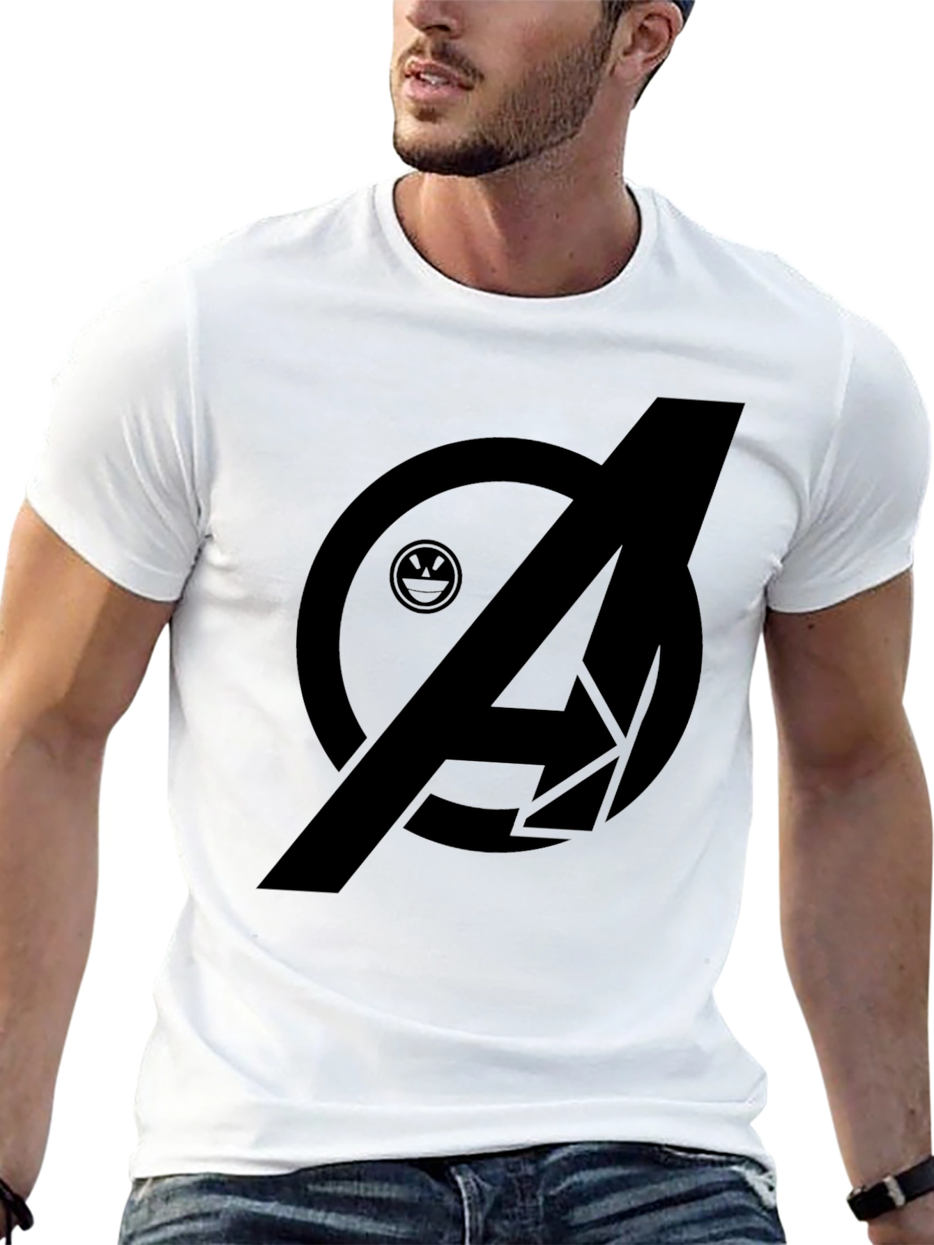 Avengers Logo Black T-Shirt