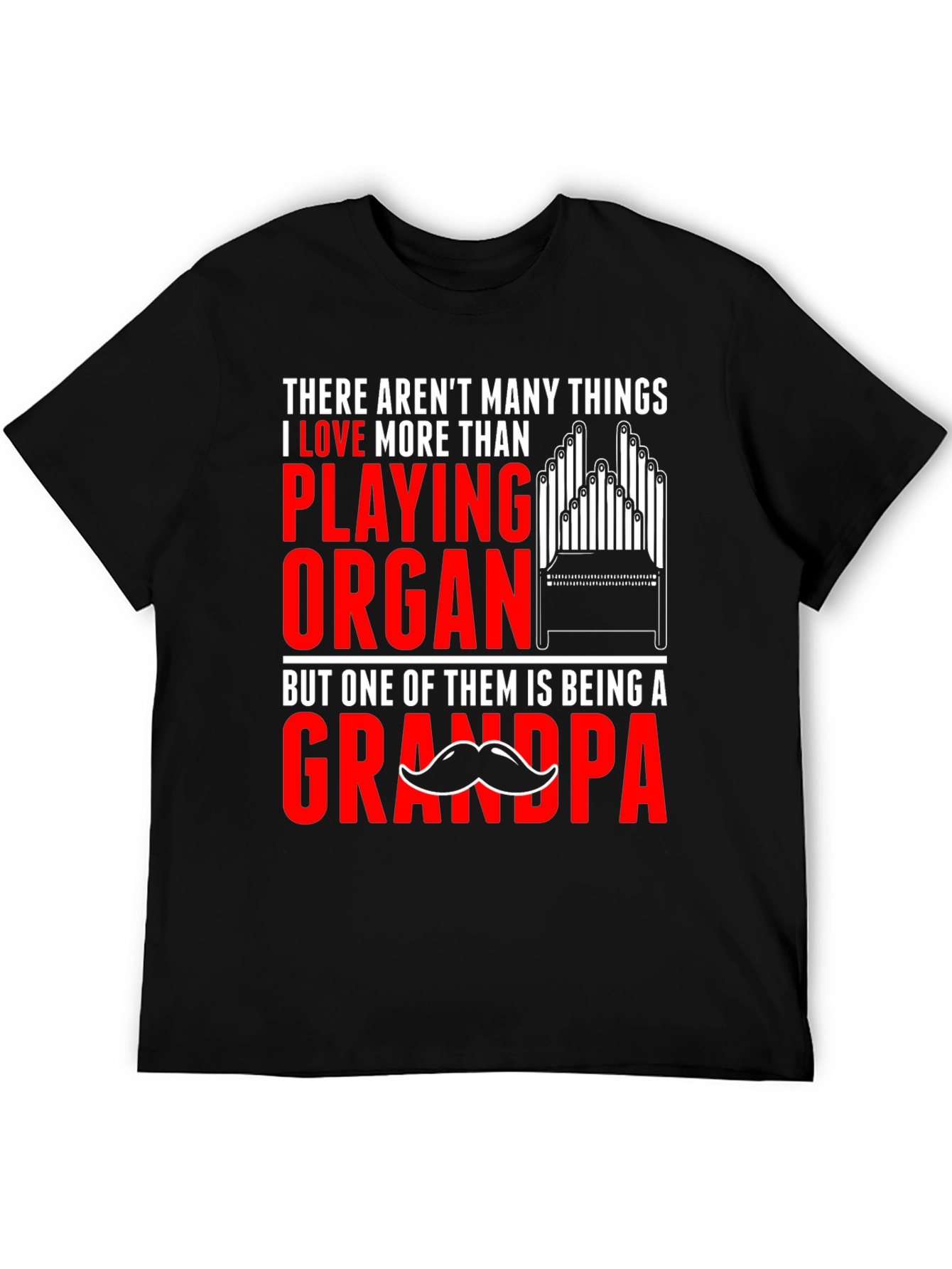 Organ Playing Grandpa T-Shirt