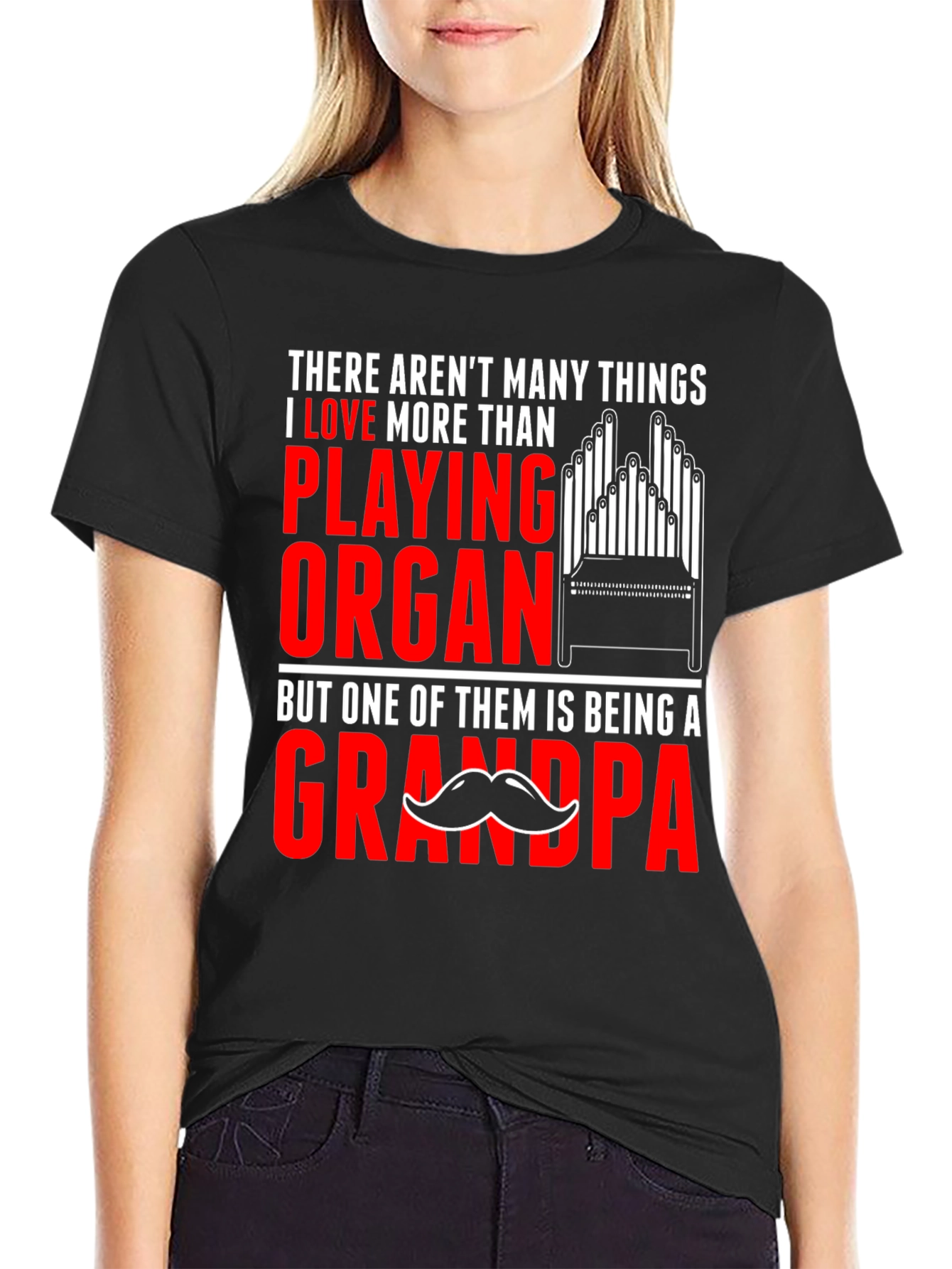 Organ Playing Grandpa T-Shirt