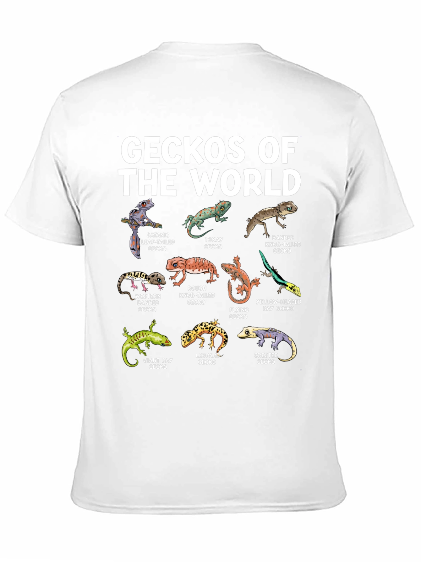 Geckos of the World Graphic T-Shirt