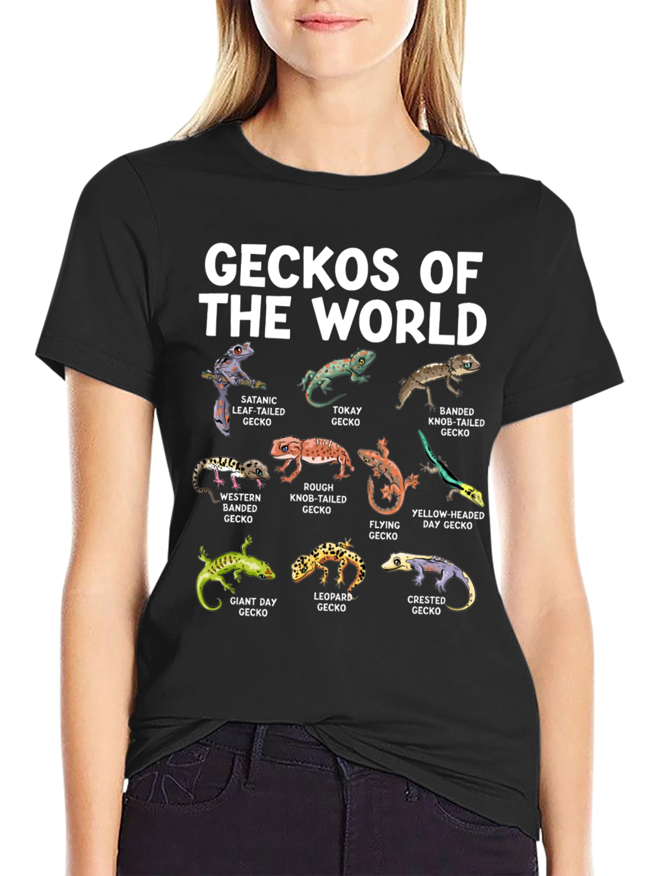 Geckos of the World Graphic T-Shirt