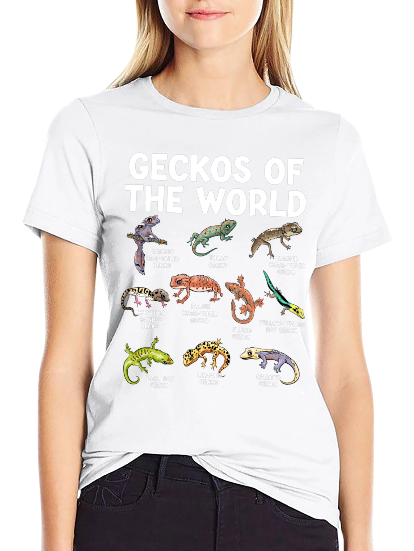 Geckos of the World Graphic T-Shirt
