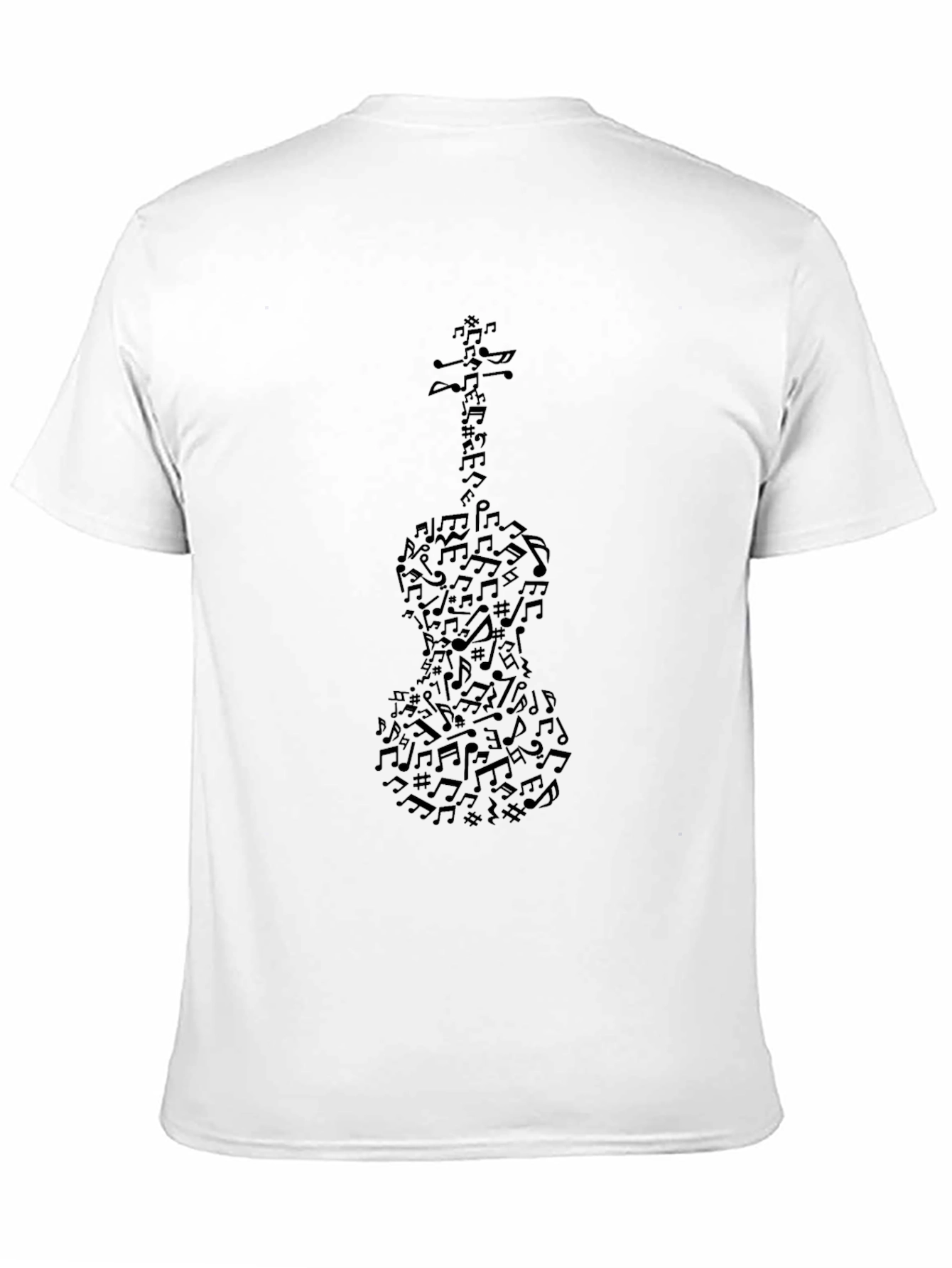 Musical Notes Violin Graphic Tee