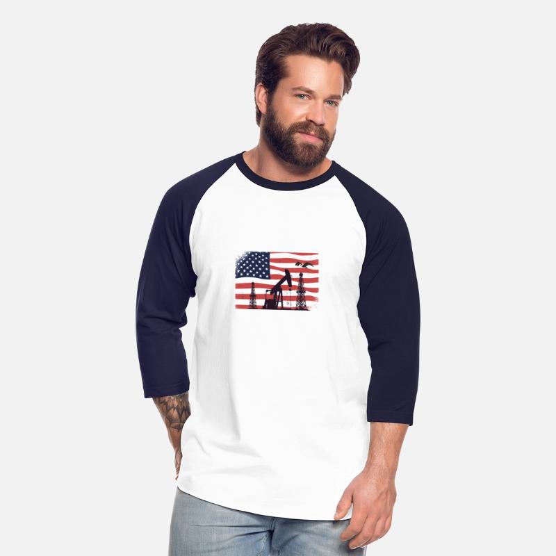 Oil Rig Worker Pump USA American Gas Oilfield