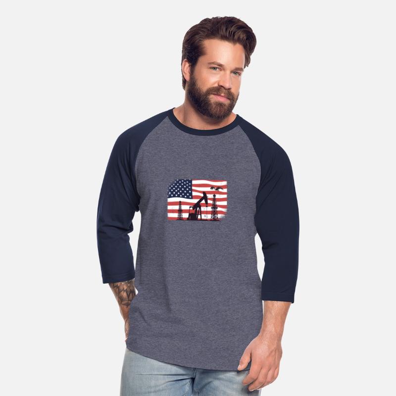 Oil Rig Worker Pump USA American Gas Oilfield