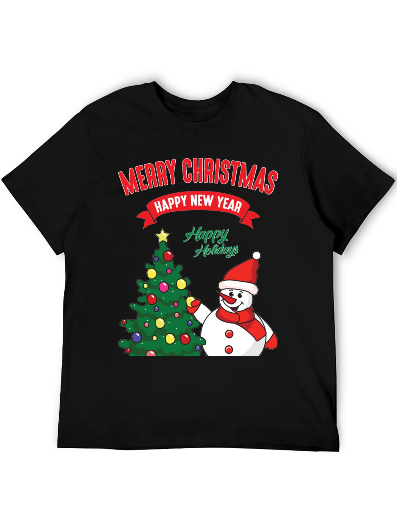 Merry Christmas Happy New Year T-Shirt