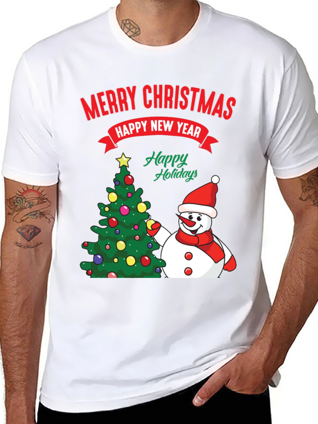 Merry Christmas Happy New Year T-Shirt