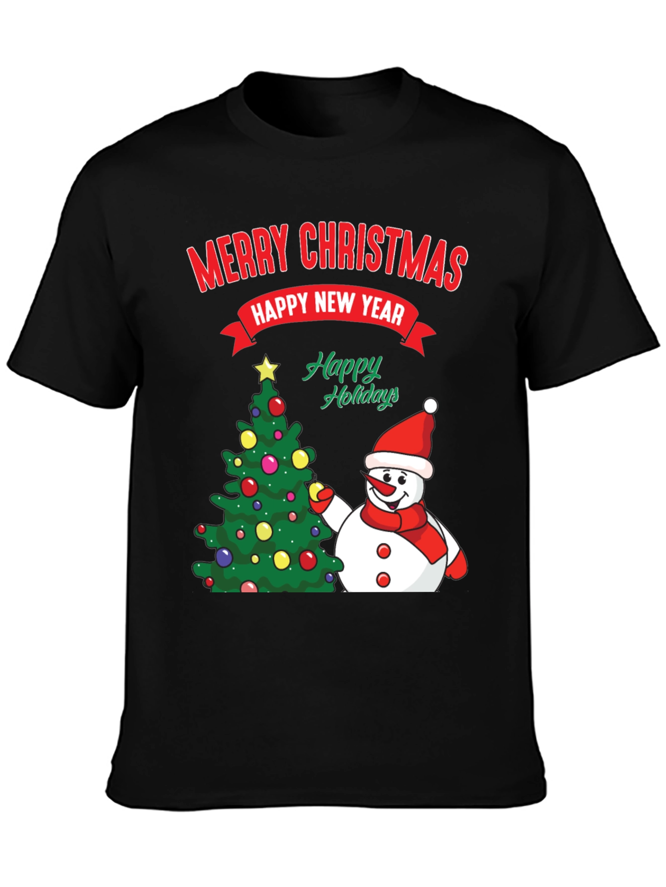 Merry Christmas Happy New Year T-Shirt