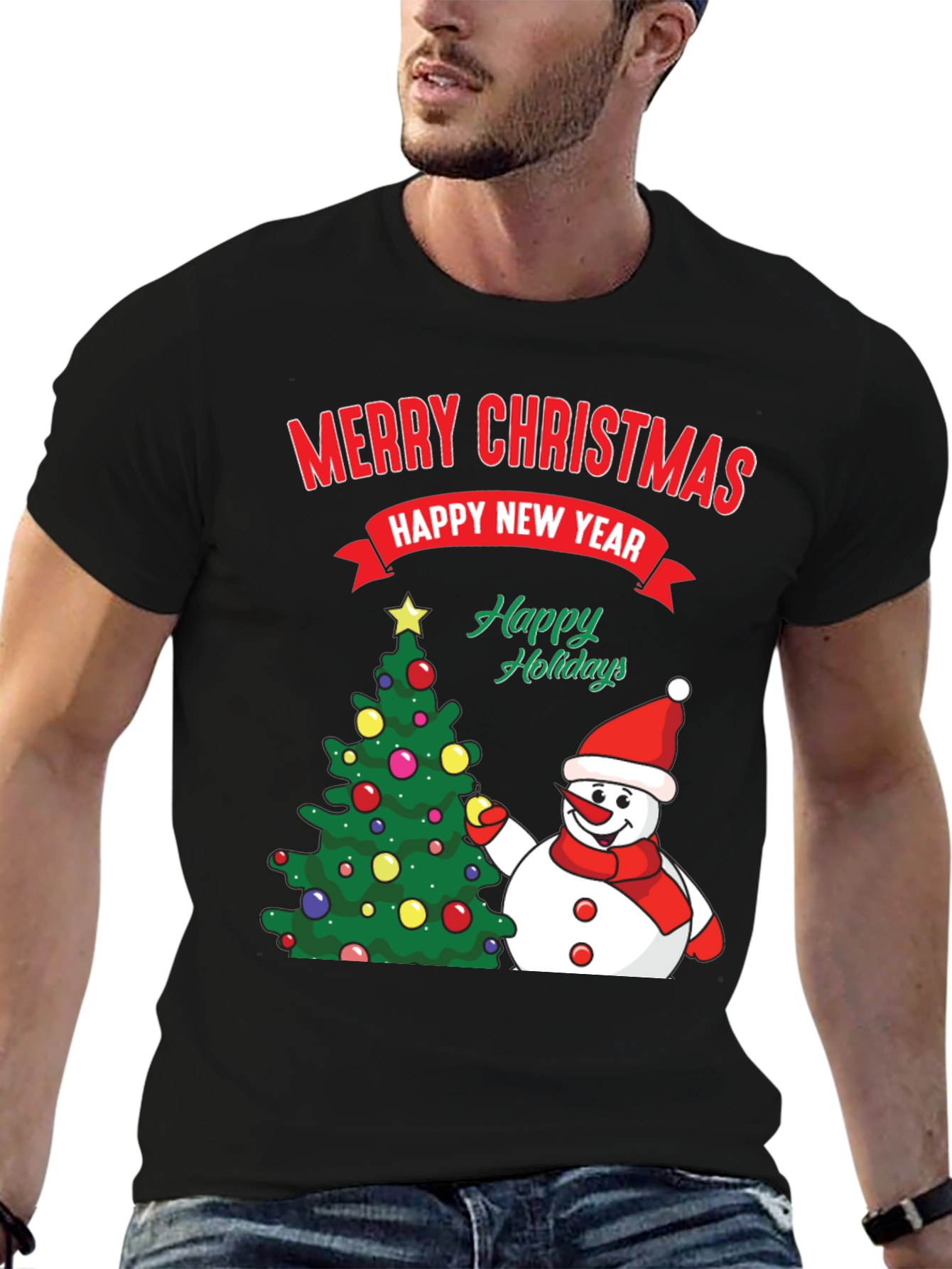 Merry Christmas Happy New Year T-Shirt