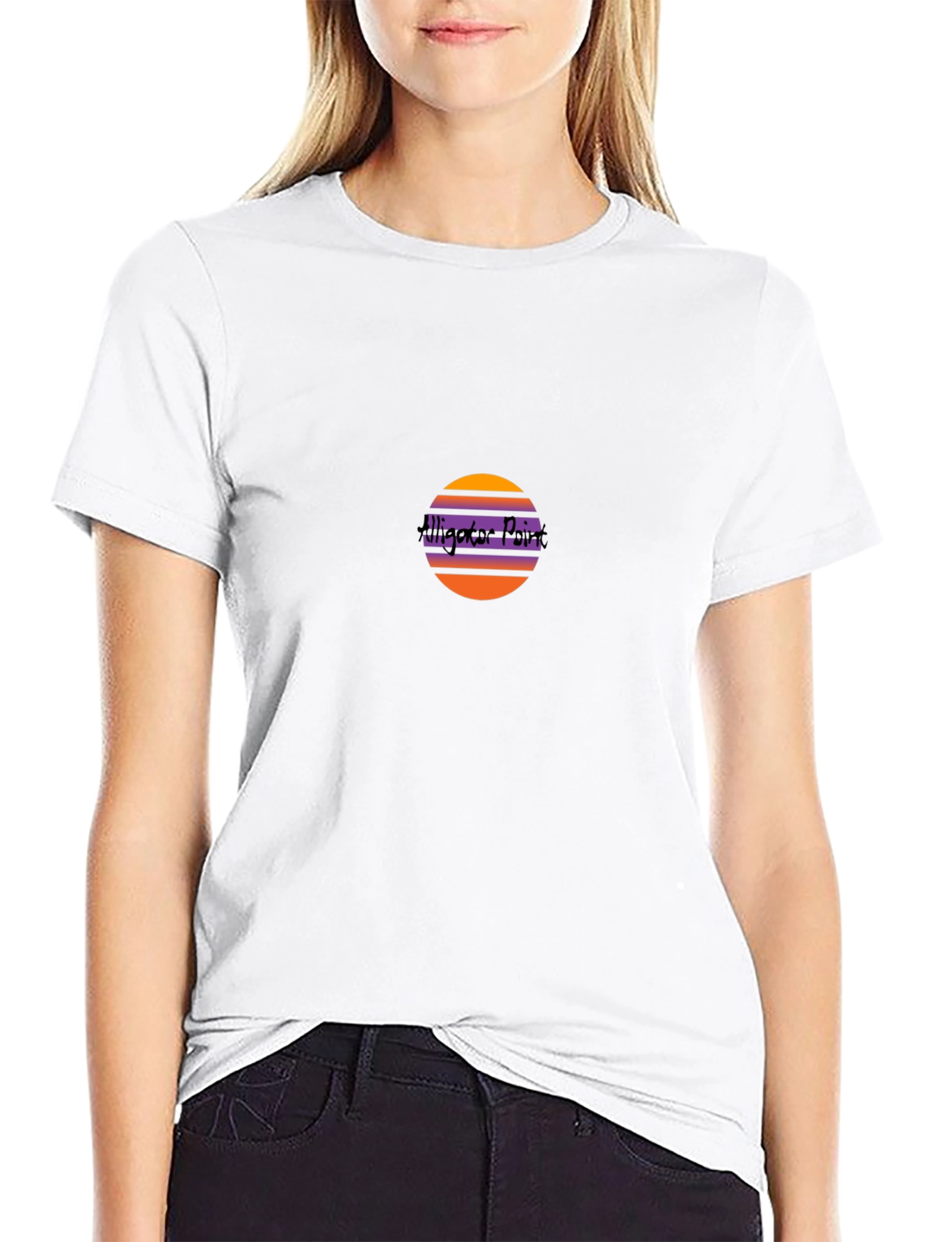 Alligator Point Retro Sunset T-Shirt