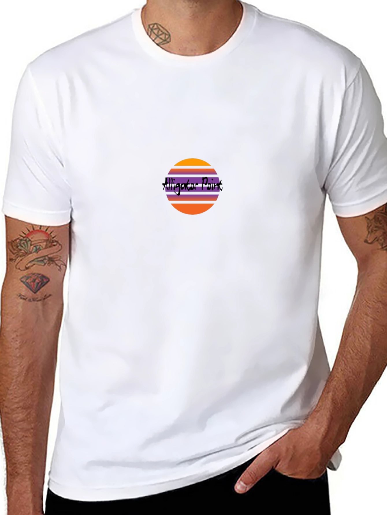 Alligator Point Retro Sunset T-Shirt
