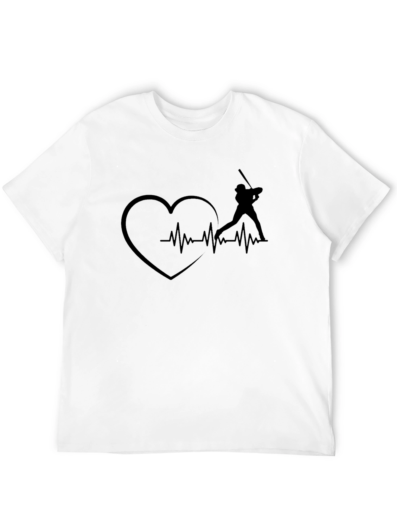 Baseball Heartbeat T-Shirt